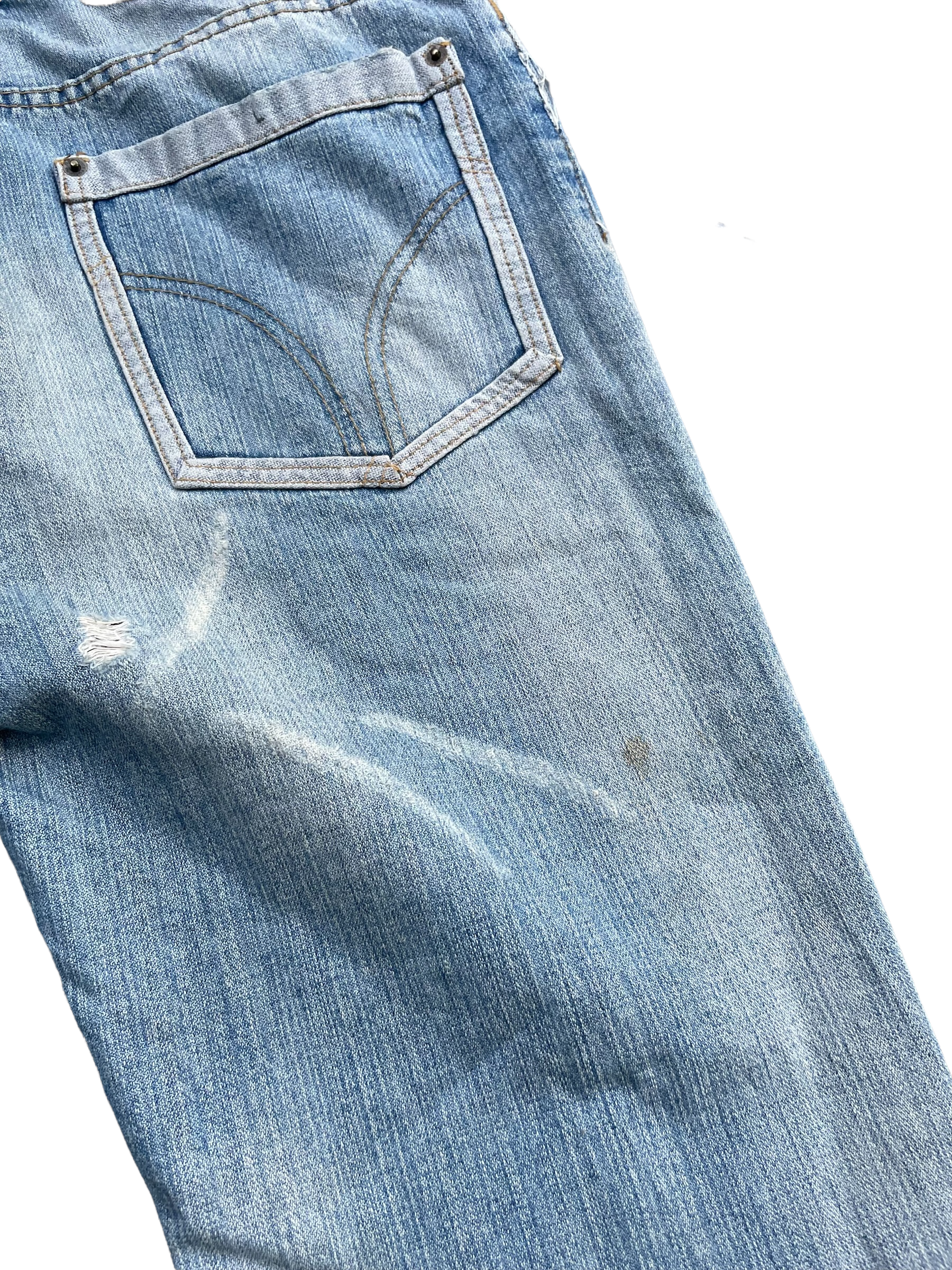 Vintage Dolce & Gabbana Aging Distressed Denim