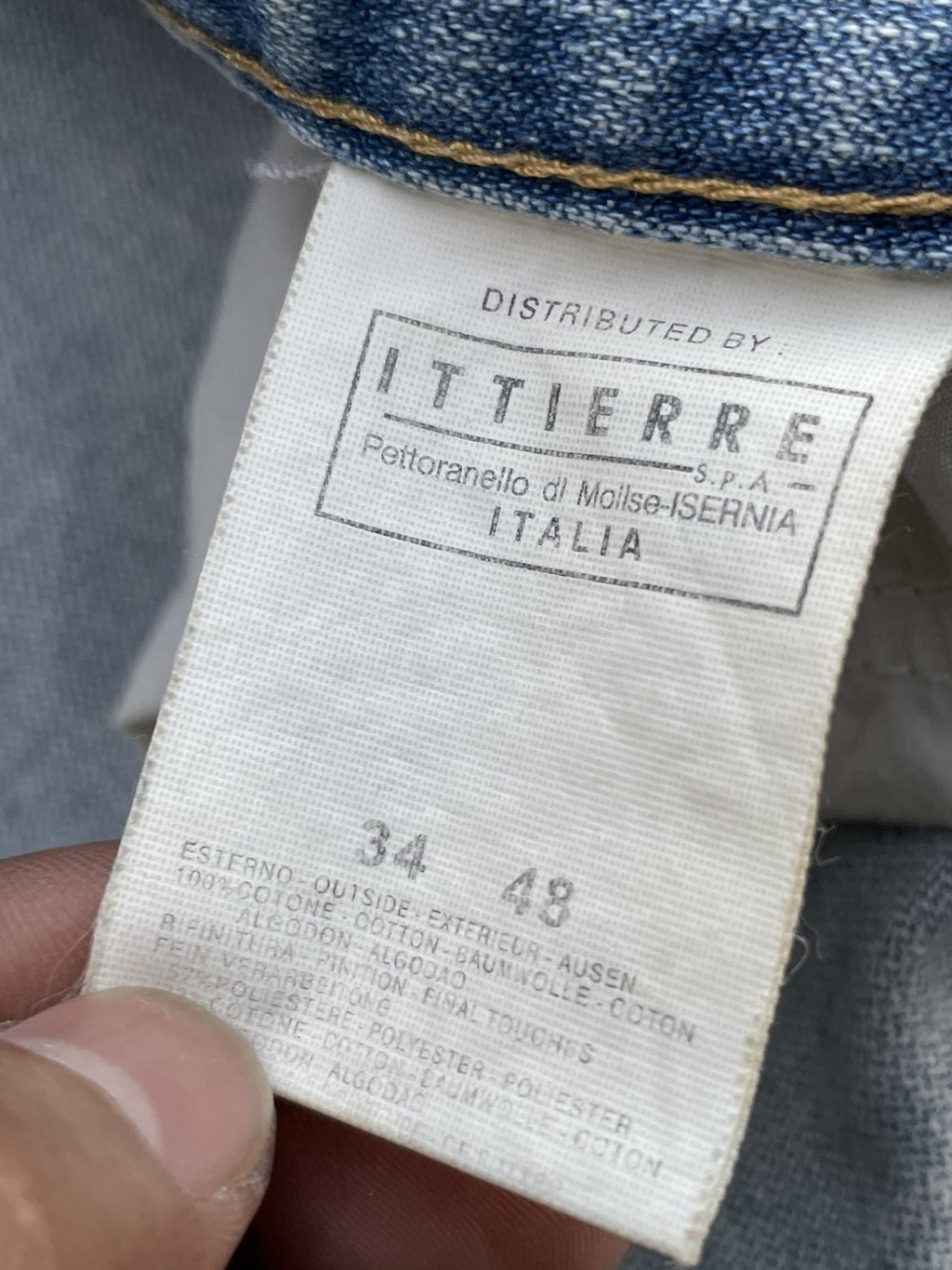 Vintage Dolce & Gabbana Aging Distressed Denim