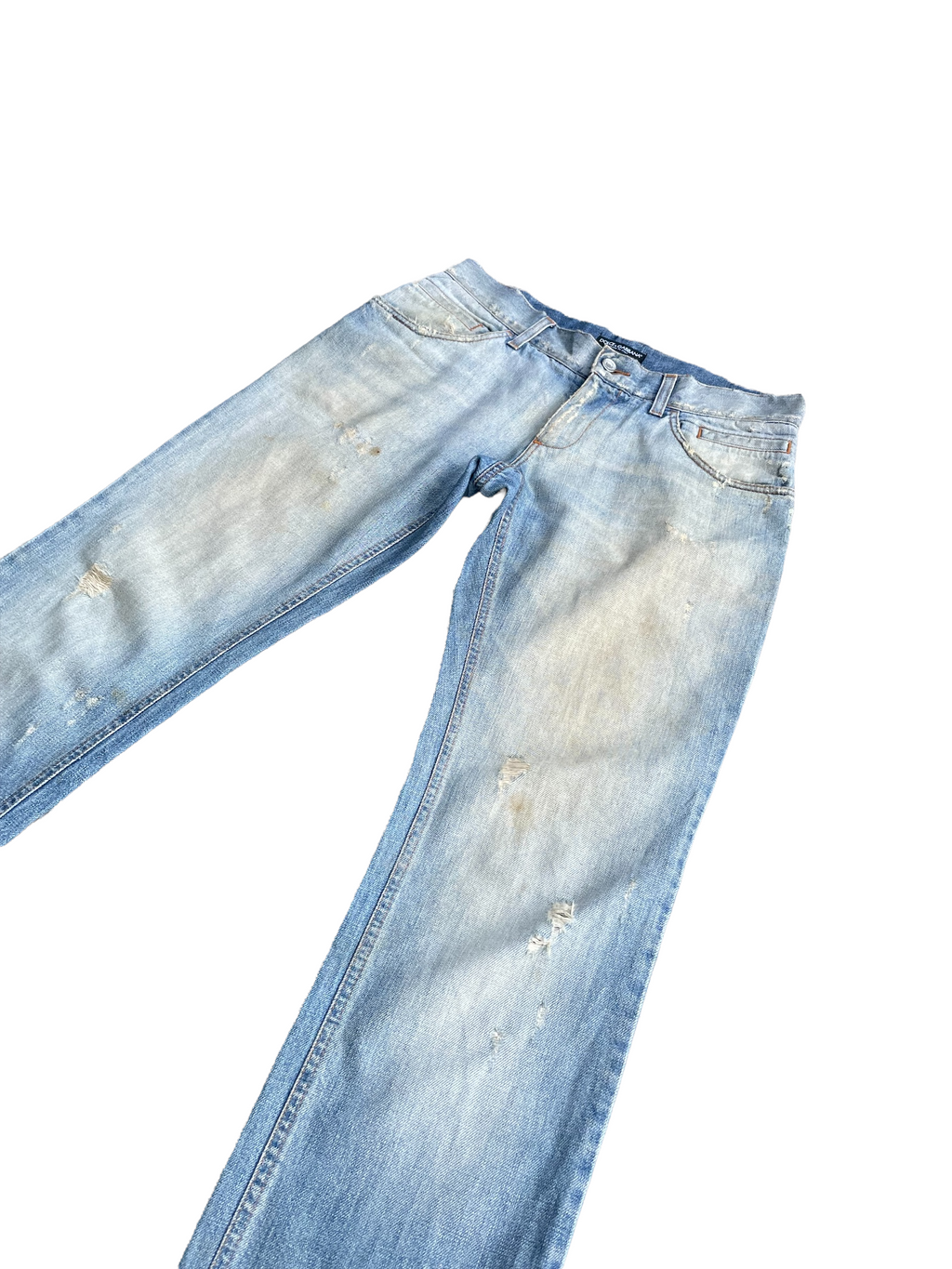 Vintage Dolce & Gabbana Distressed Denim