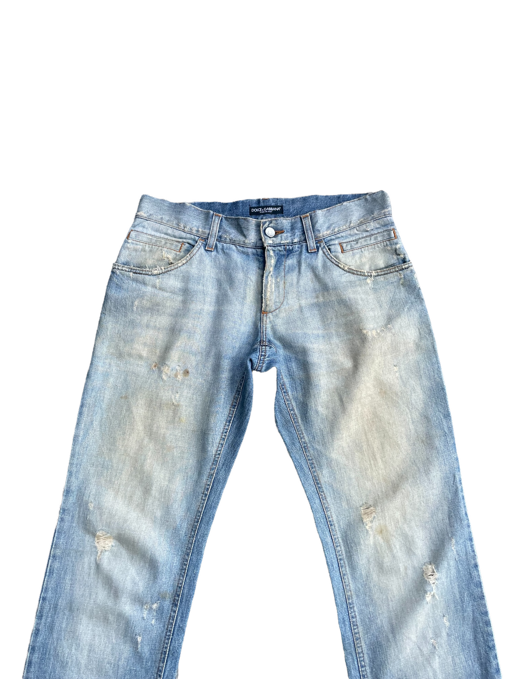 Vintage Dolce & Gabbana Distressed Denim