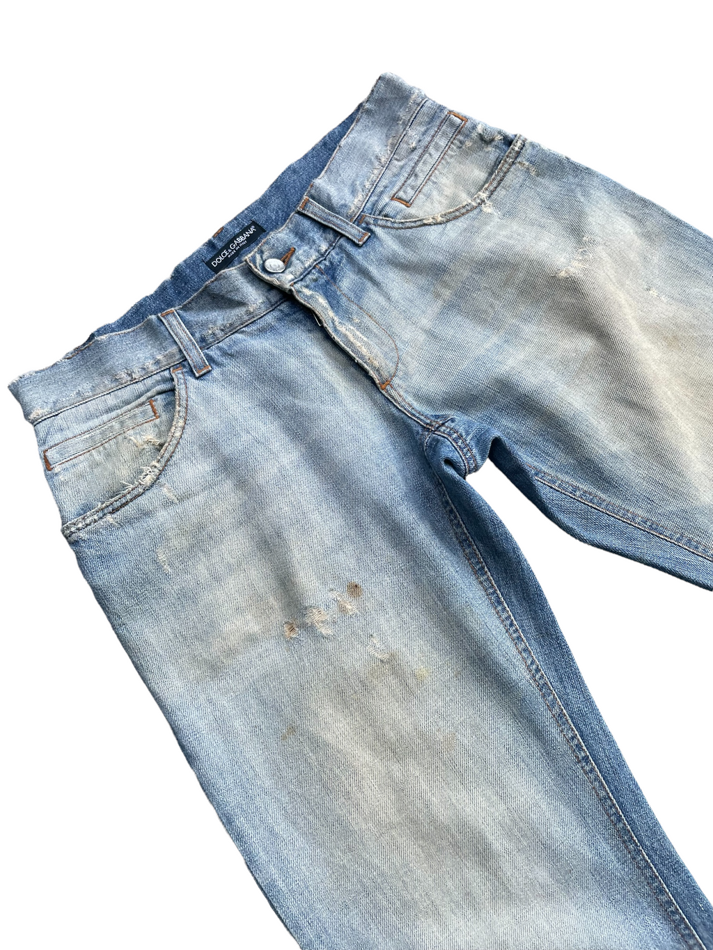 Vintage Dolce & Gabbana Distressed Denim