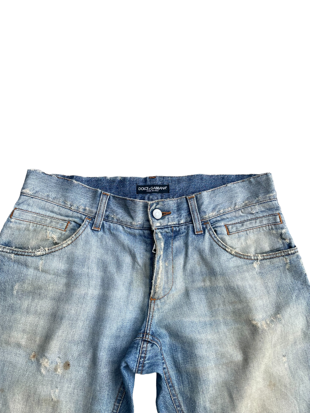Vintage Dolce & Gabbana Distressed Denim
