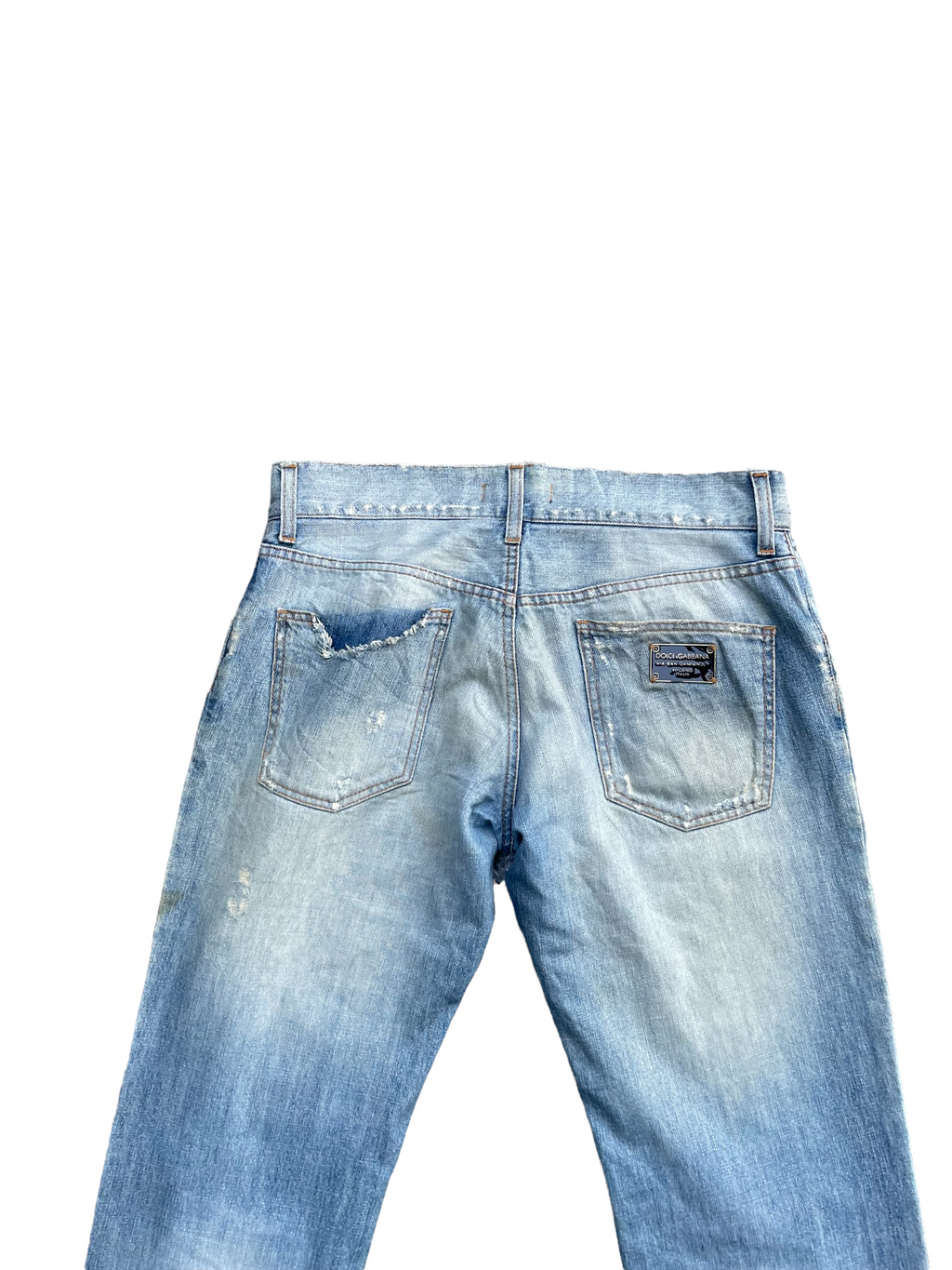 Vintage Dolce & Gabbana Distressed Denim
