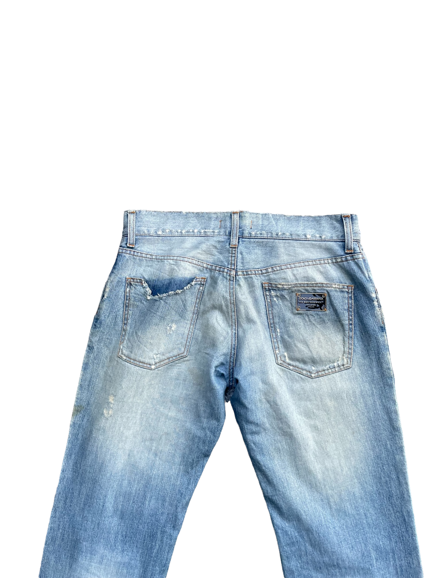 Vintage Dolce & Gabbana Distressed Denim