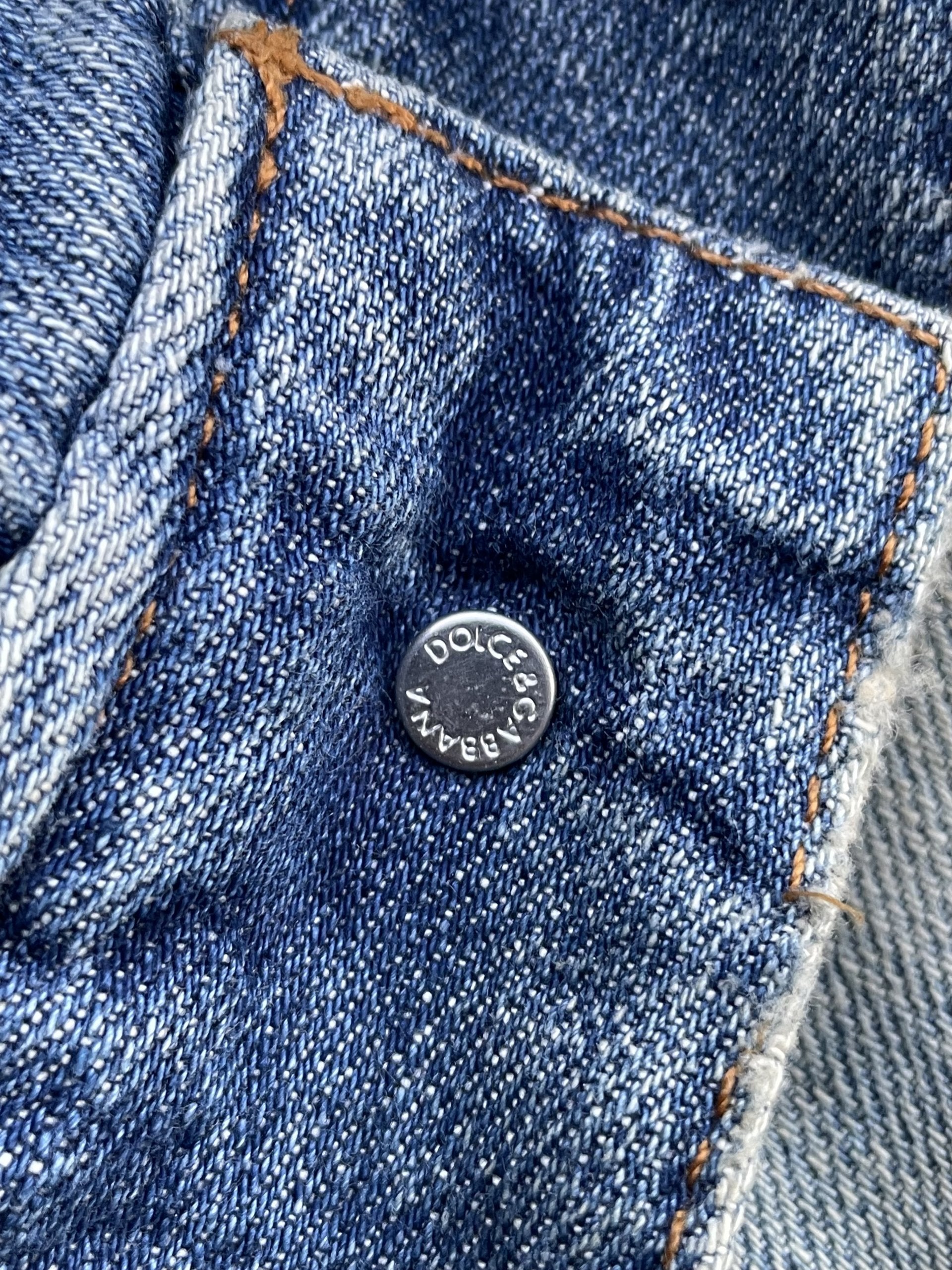 Vintage Dolce & Gabbana Distressed Denim