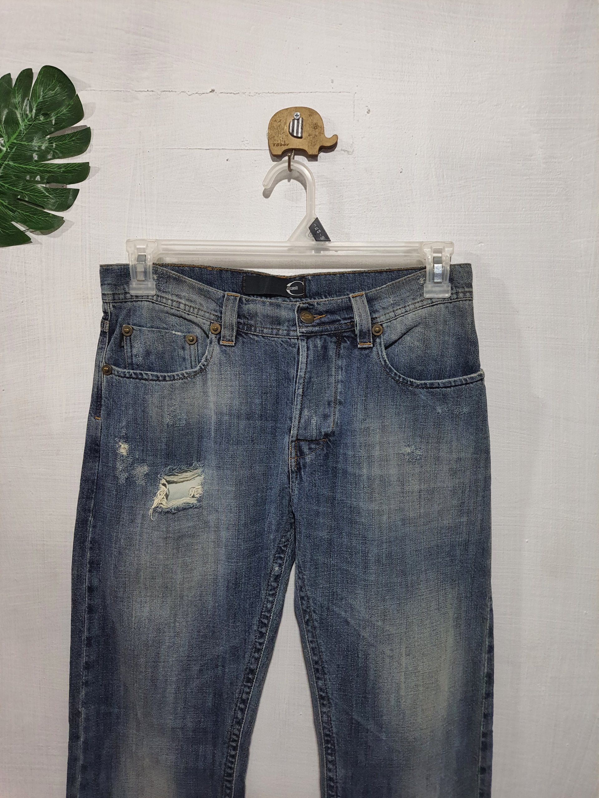 Just Cavalli Distressed Denim