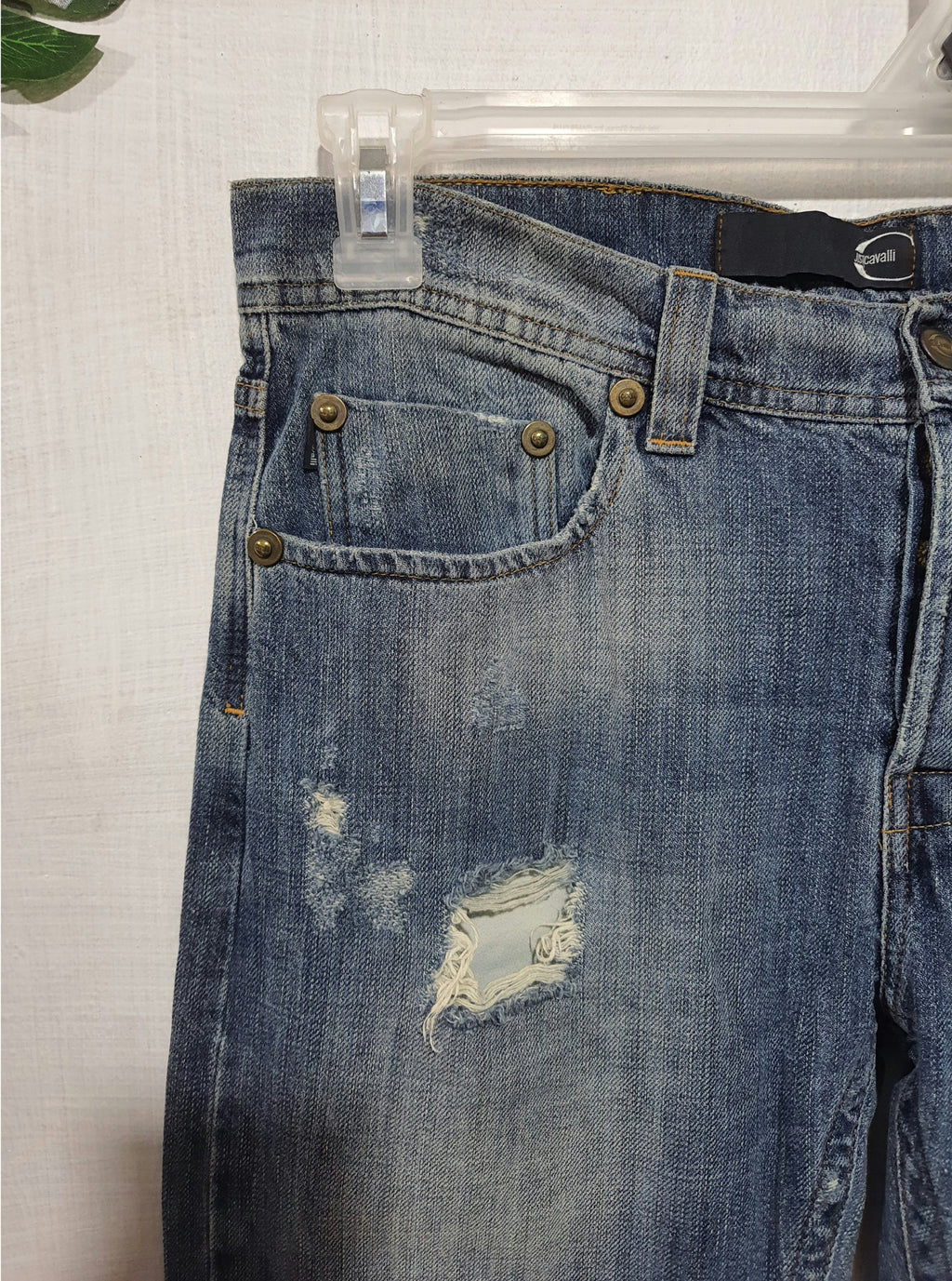 Just Cavalli Distressed Denim