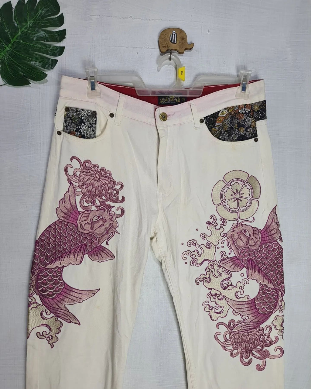 Bukkir Abou Full Embroidery Jeans