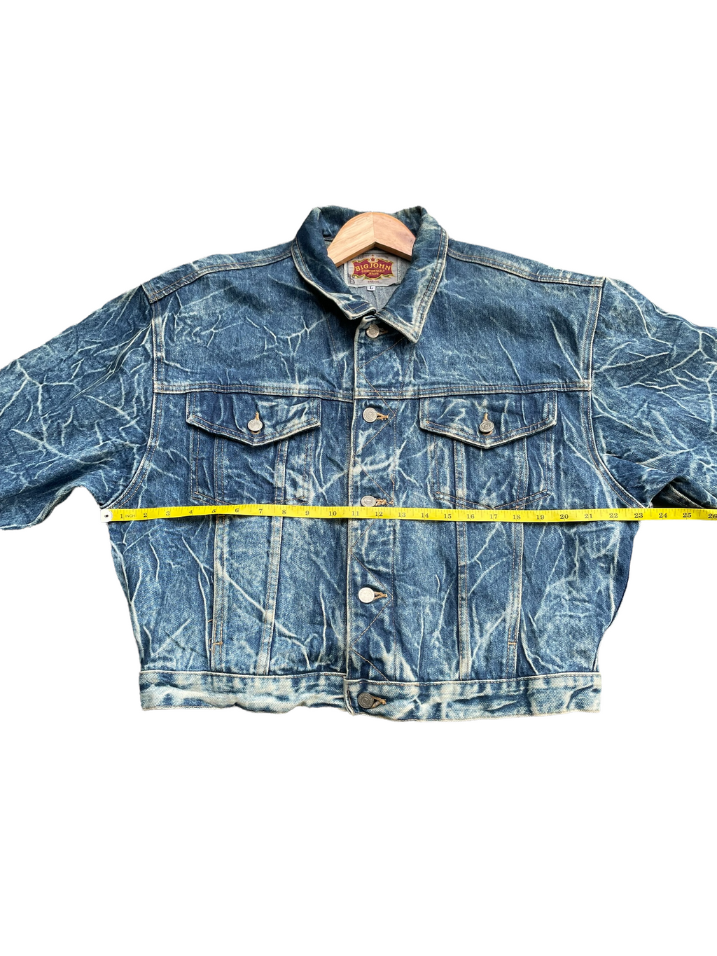 Vintage & Rare Big John Acid Wash Denim Jacket