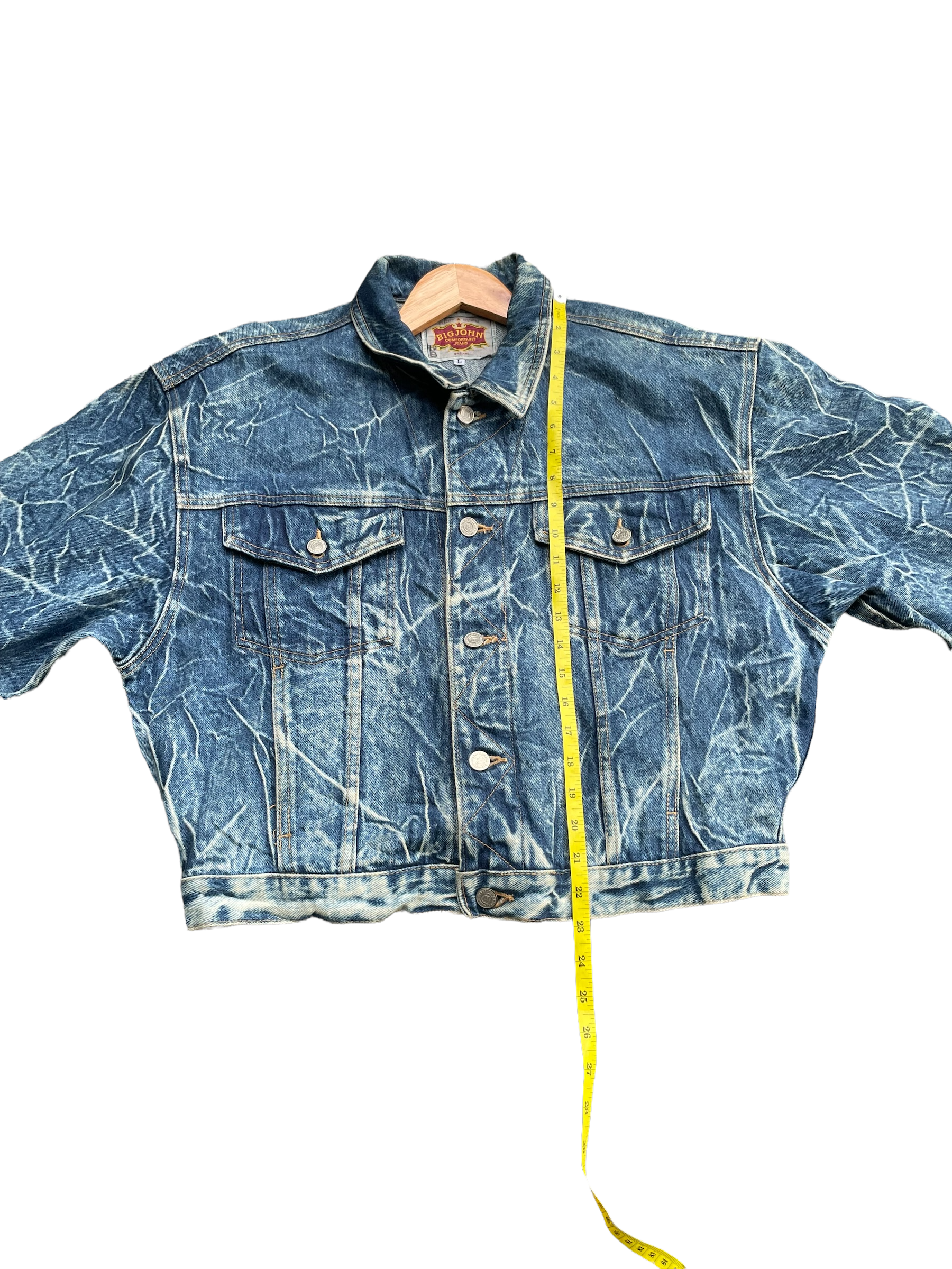 Vintage & Rare Big John Acid Wash Denim Jacket