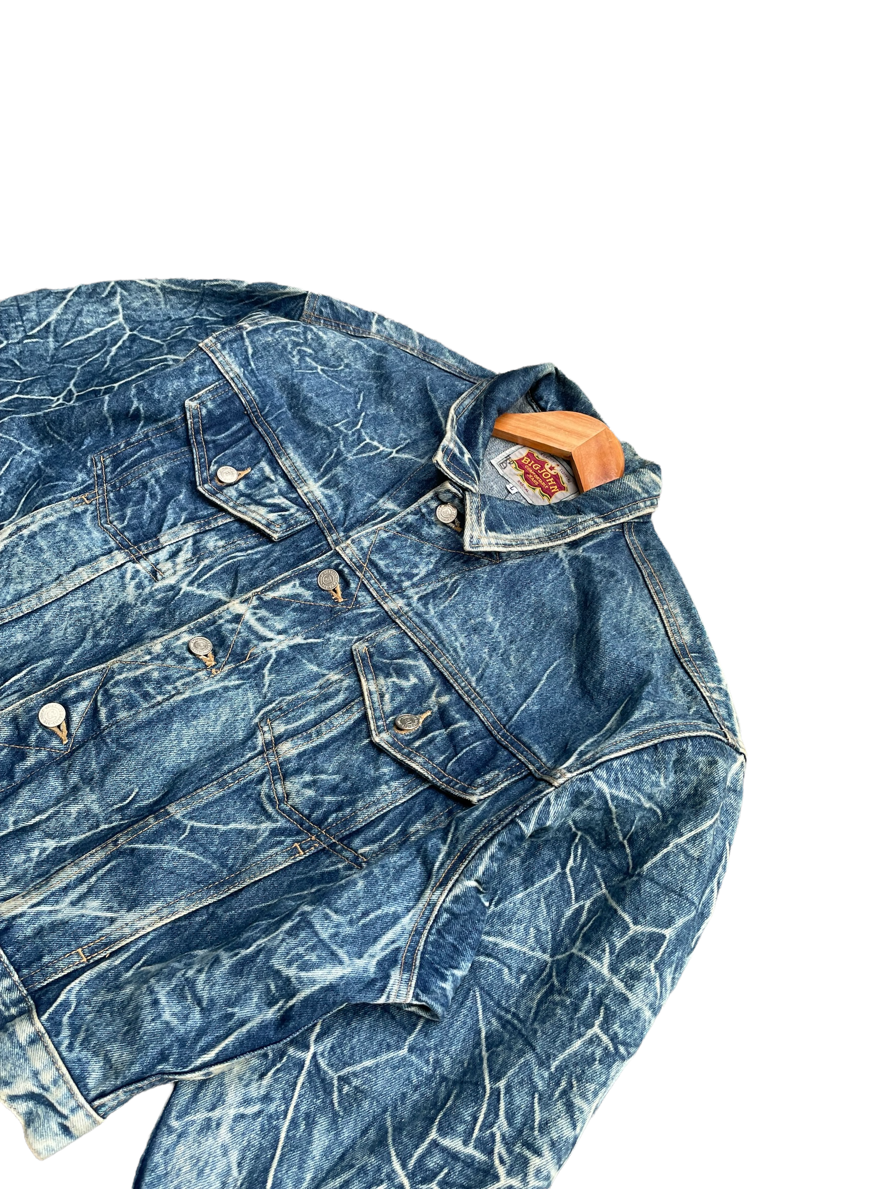 Vintage & Rare Big John Acid Wash Denim Jacket