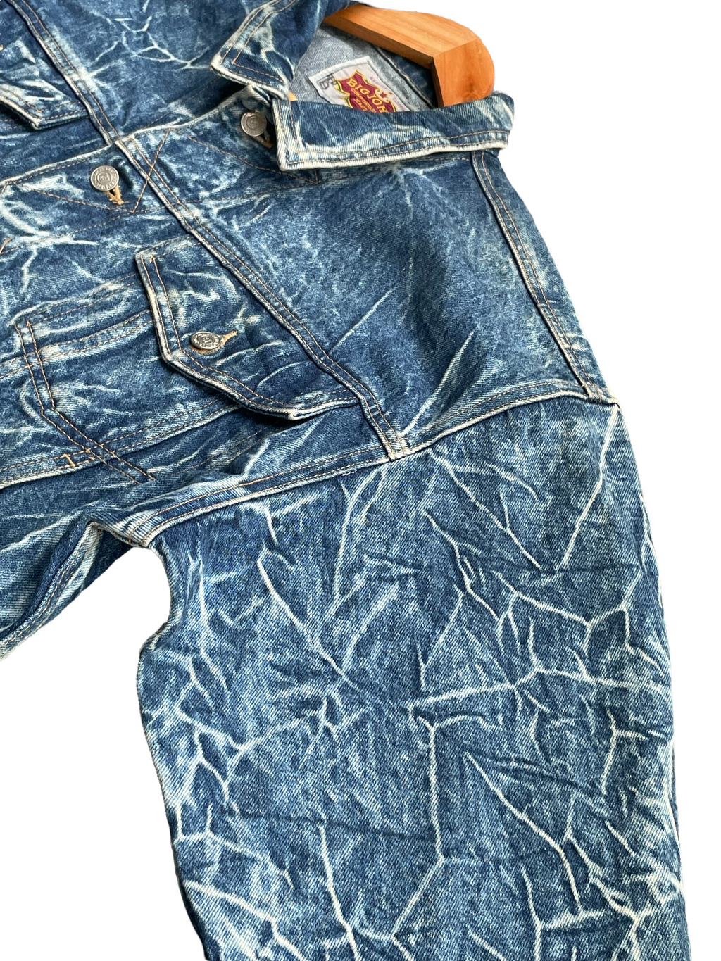 Vintage & Rare Big John Acid Wash Denim Jacket