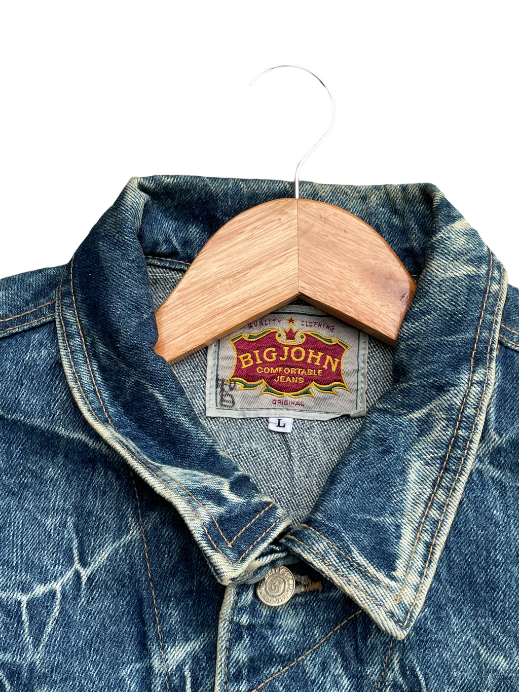 Vintage & Rare Big John Acid Wash Denim Jacket