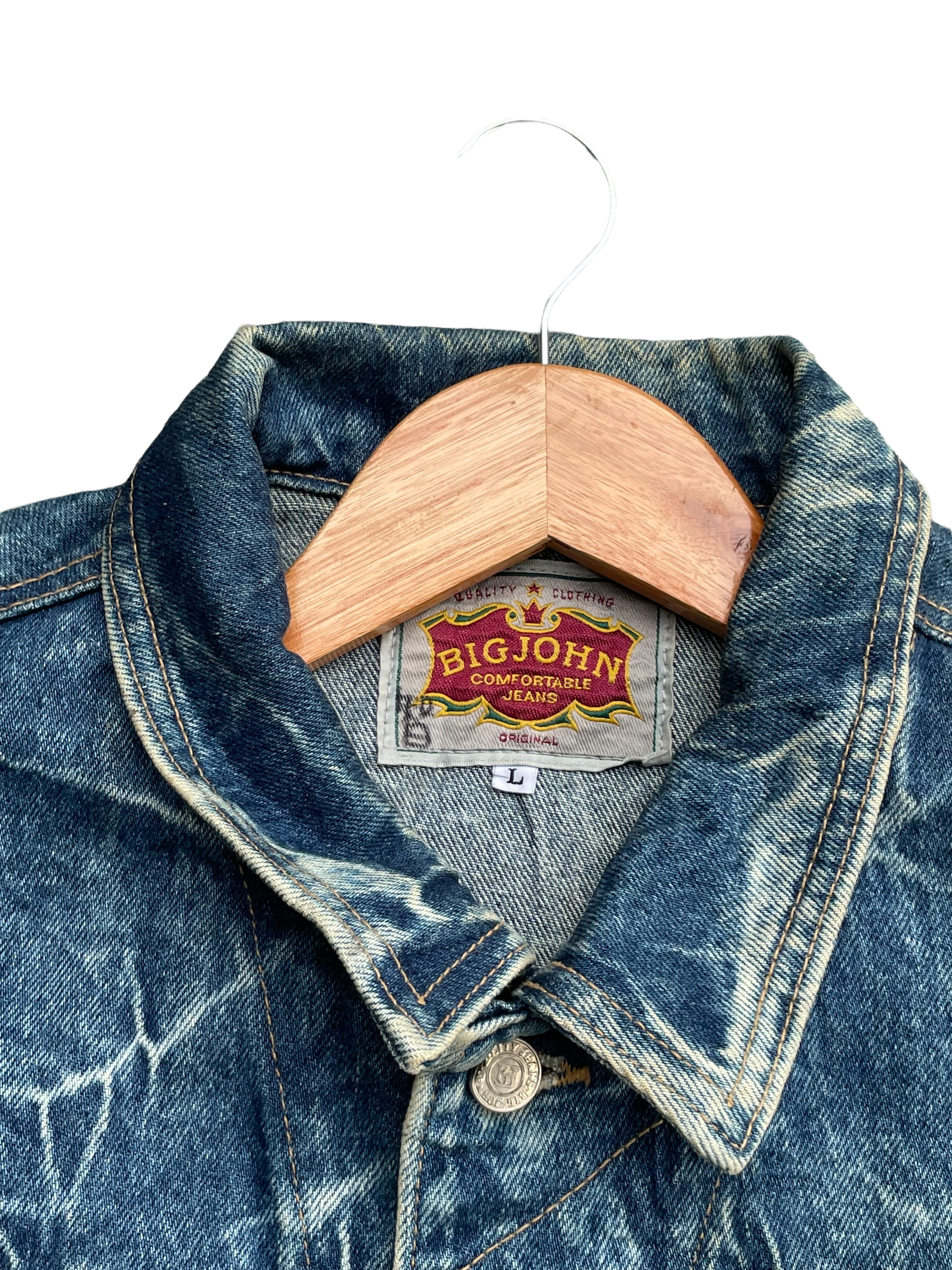 Vintage & Rare Big John Acid Wash Denim Jacket