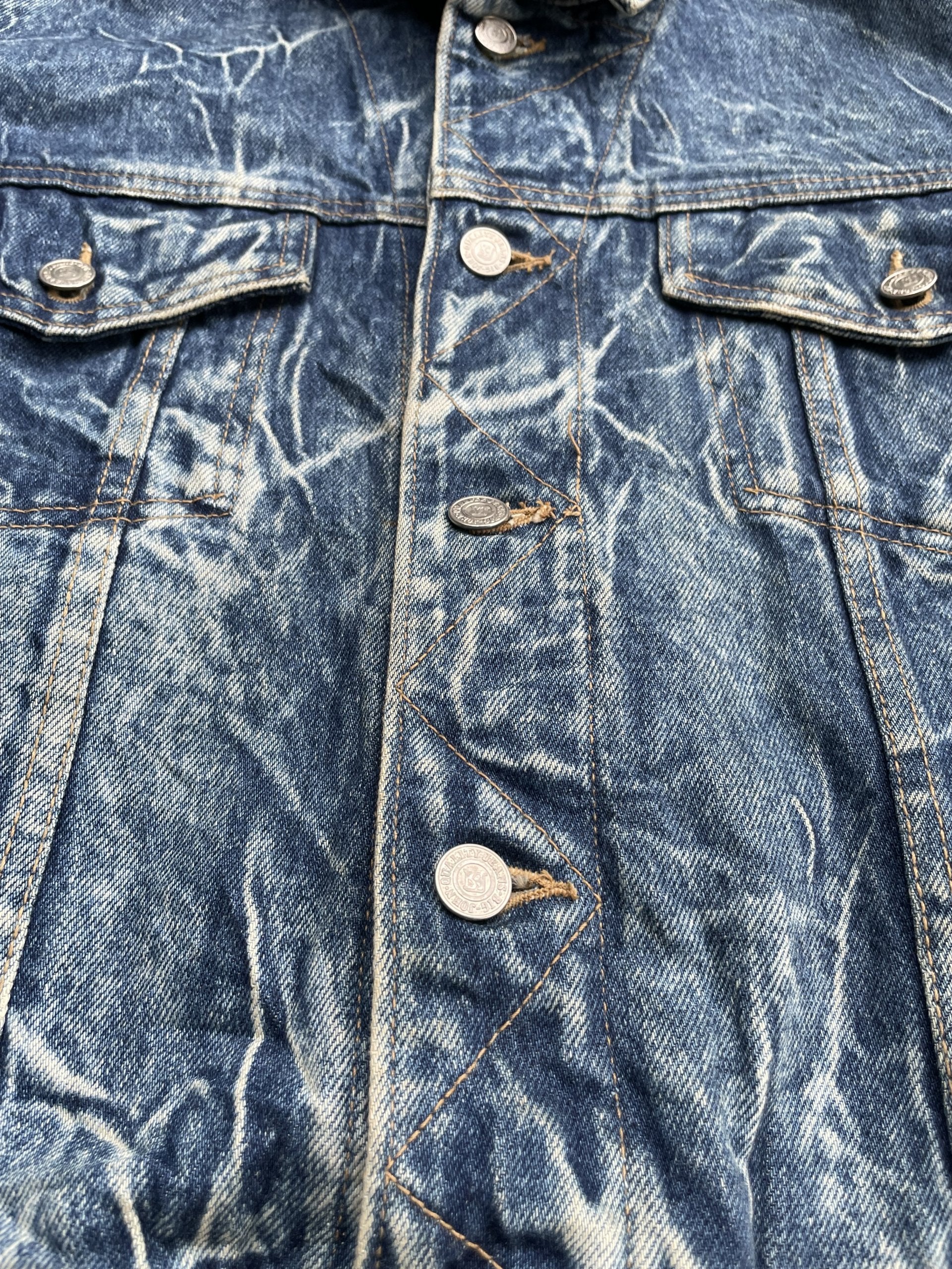 Vintage & Rare Big John Acid Wash Denim Jacket