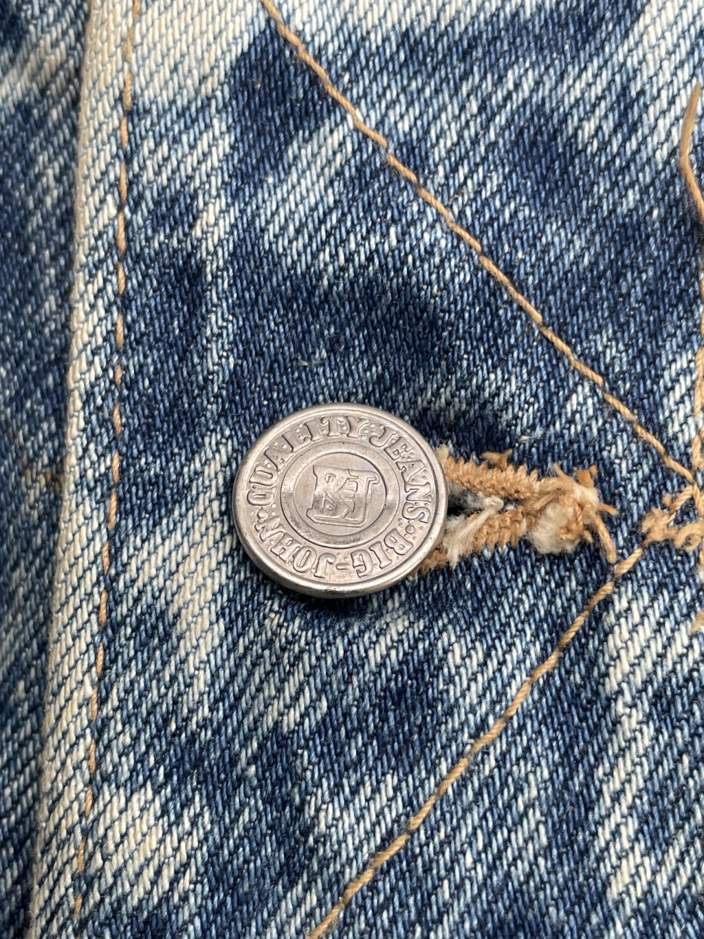 Vintage & Rare Big John Acid Wash Denim Jacket