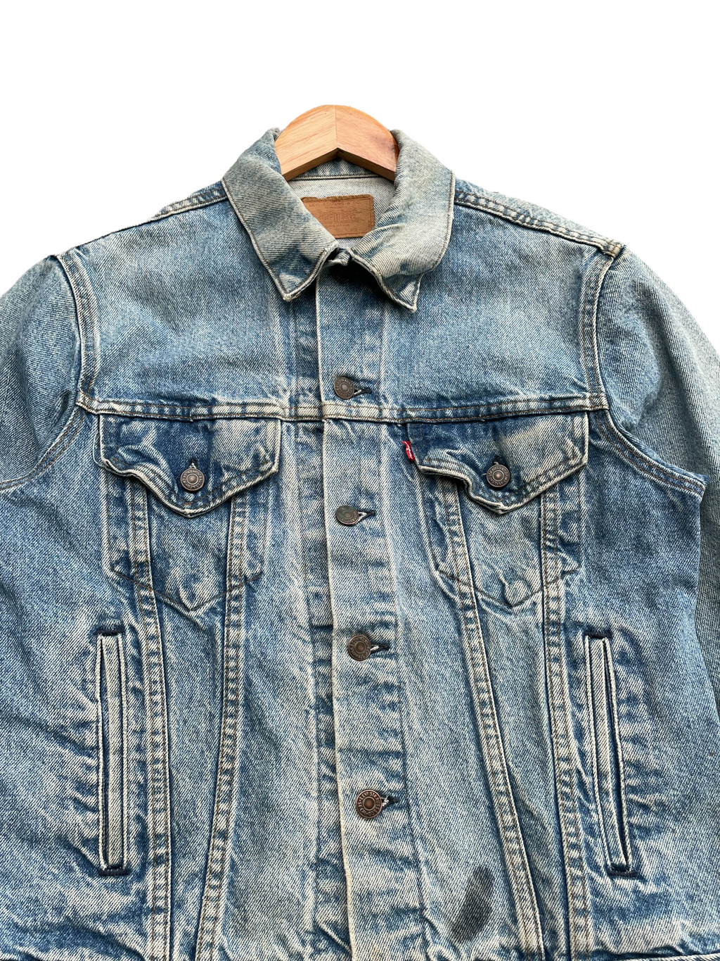 Vintage 80’s Levis 70506 e Stone Wash Denim Jacket