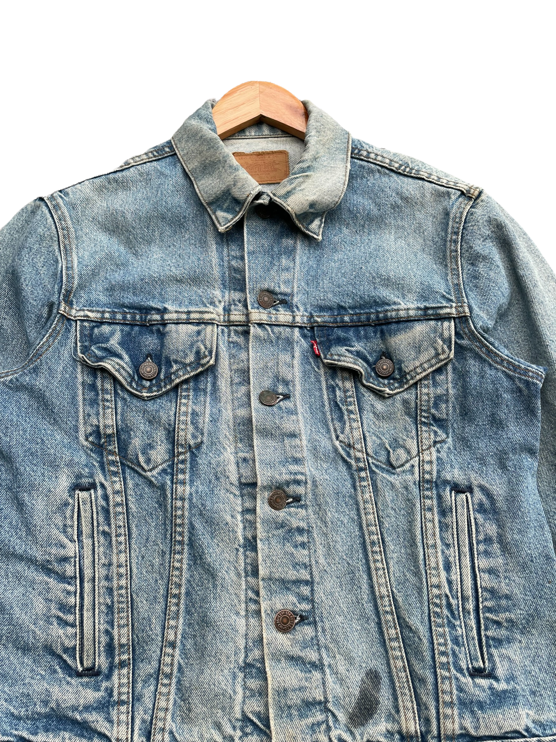 Vintage 80’s Levis 70506 e Stone Wash Denim Jacket