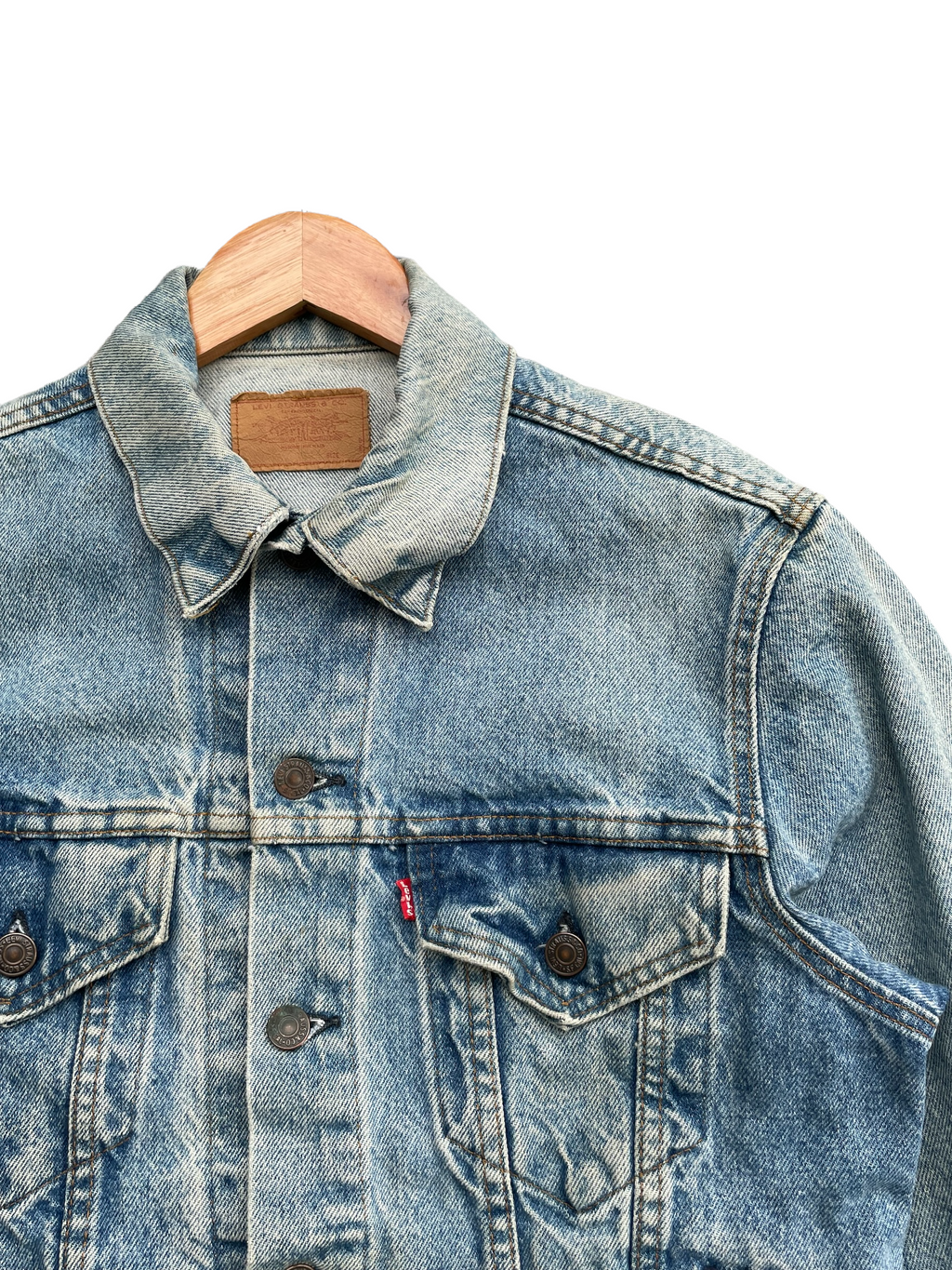 Vintage 80’s Levis 70506 e Stone Wash Denim Jacket