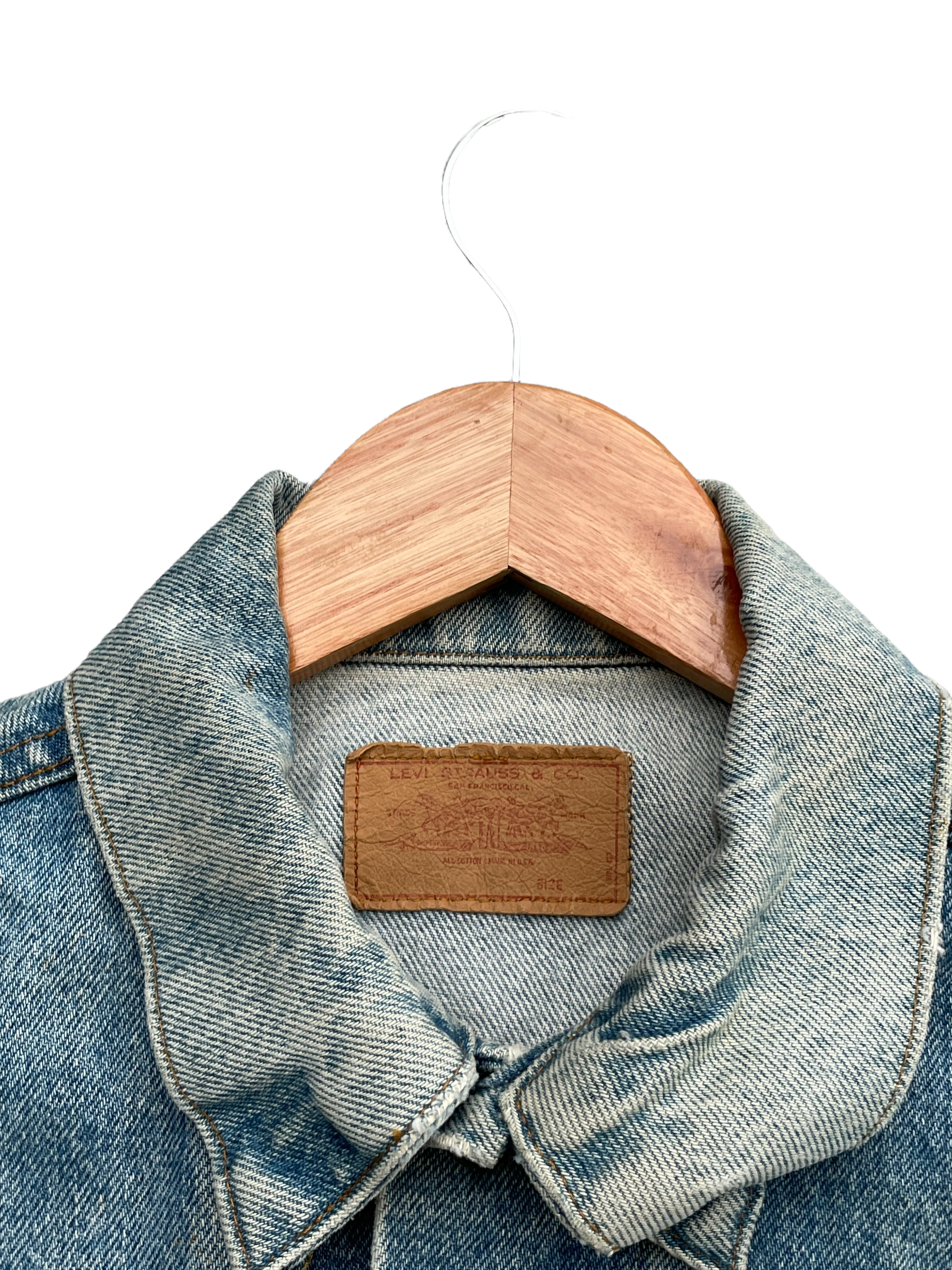 Vintage 80’s Levis 70506 e Stone Wash Denim Jacket