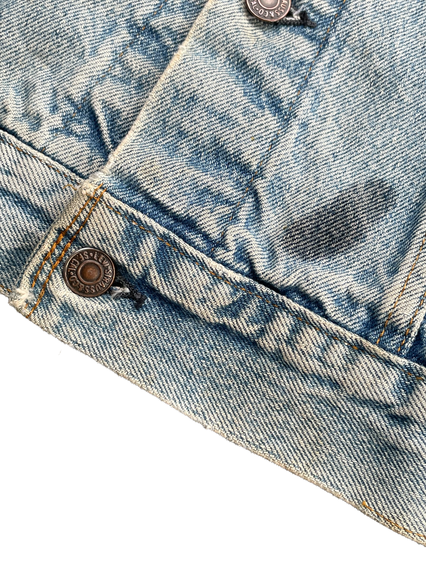 Vintage 80’s Levis 70506 e Stone Wash Denim Jacket