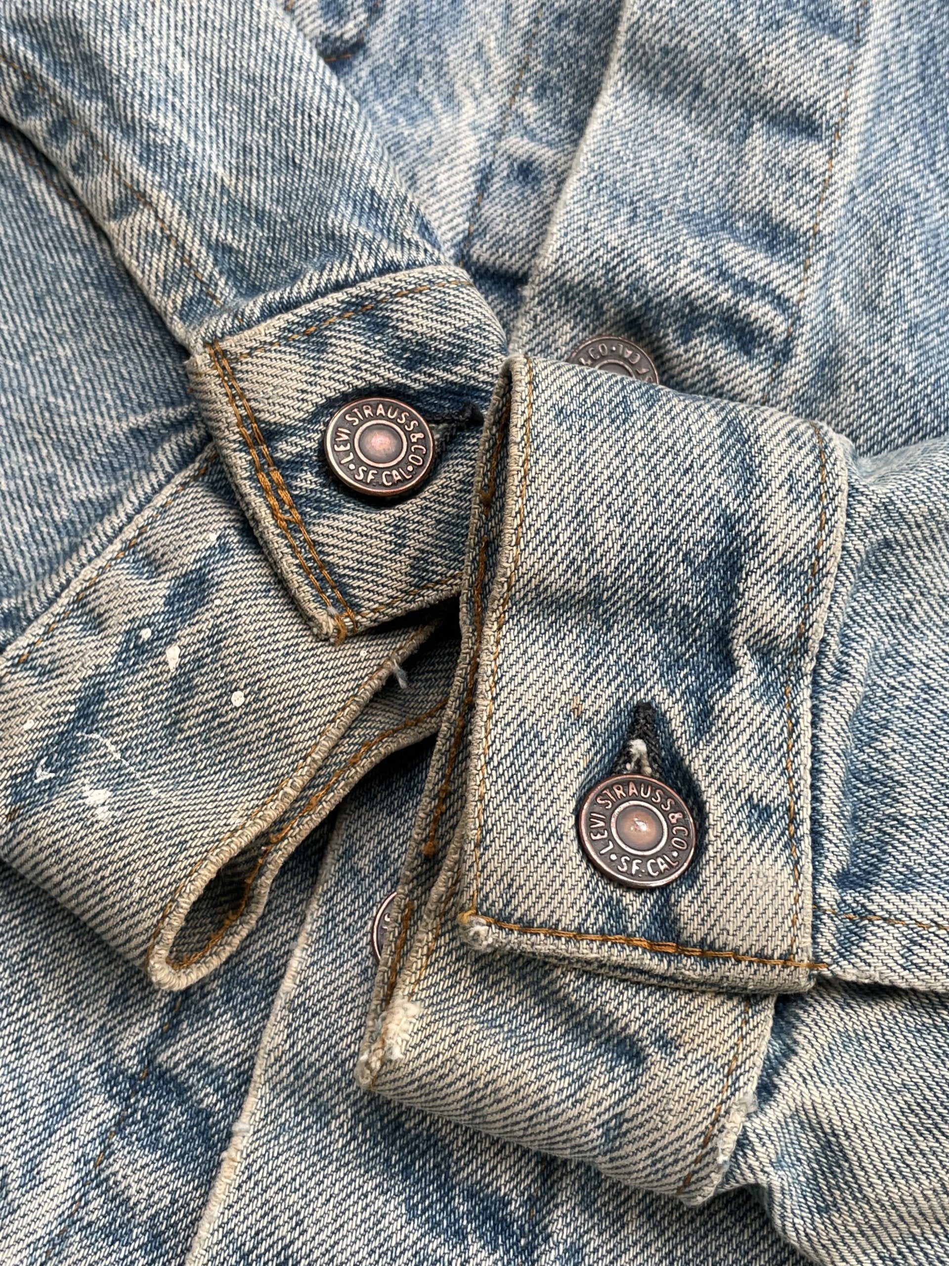Vintage 80’s Levis 70506 e Stone Wash Denim Jacket