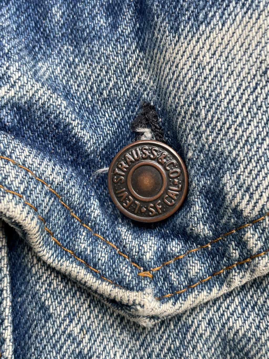 Vintage 80’s Levis 70506 e Stone Wash Denim Jacket