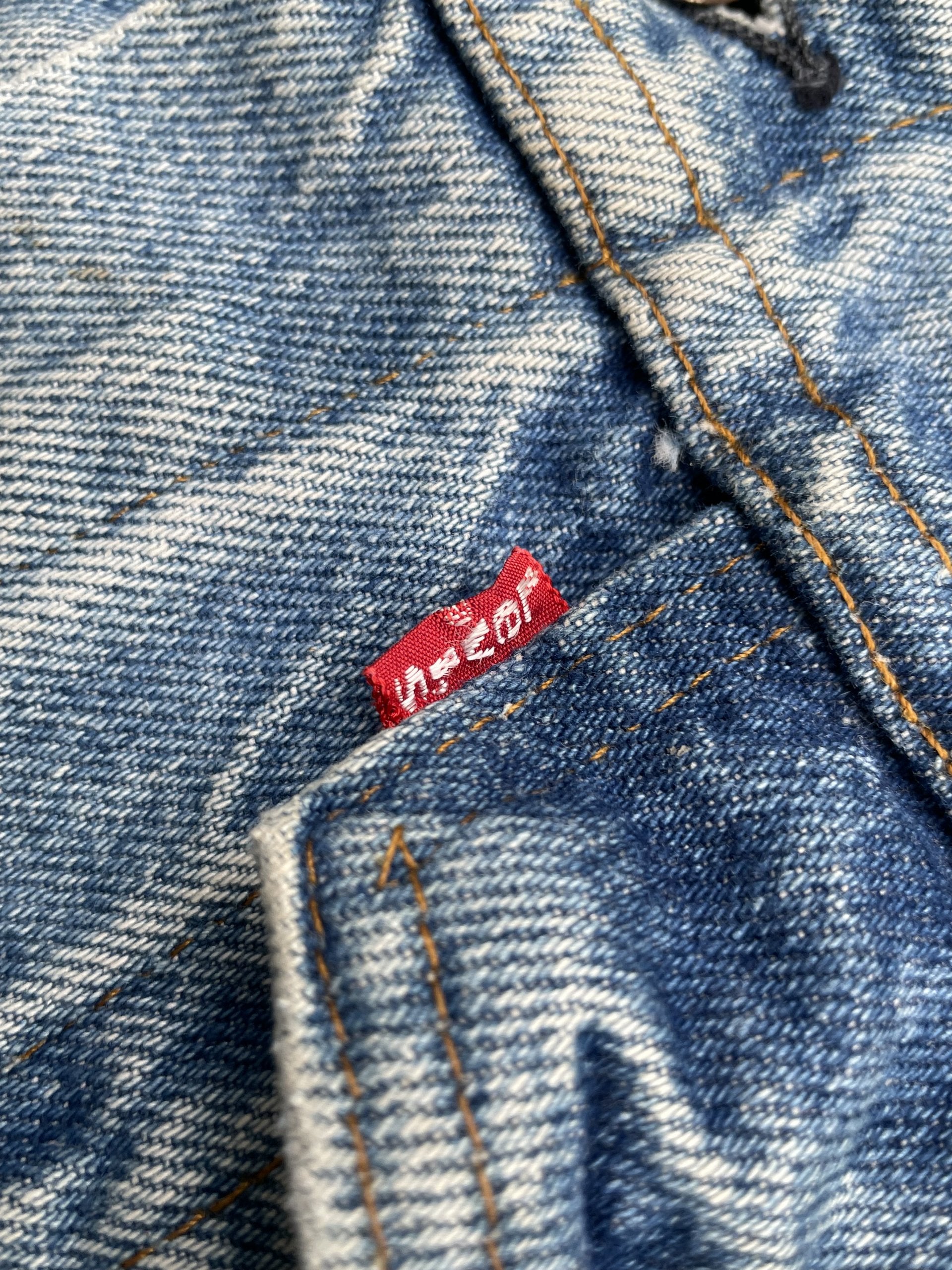 Vintage 80’s Levis 70506 e Stone Wash Denim Jacket