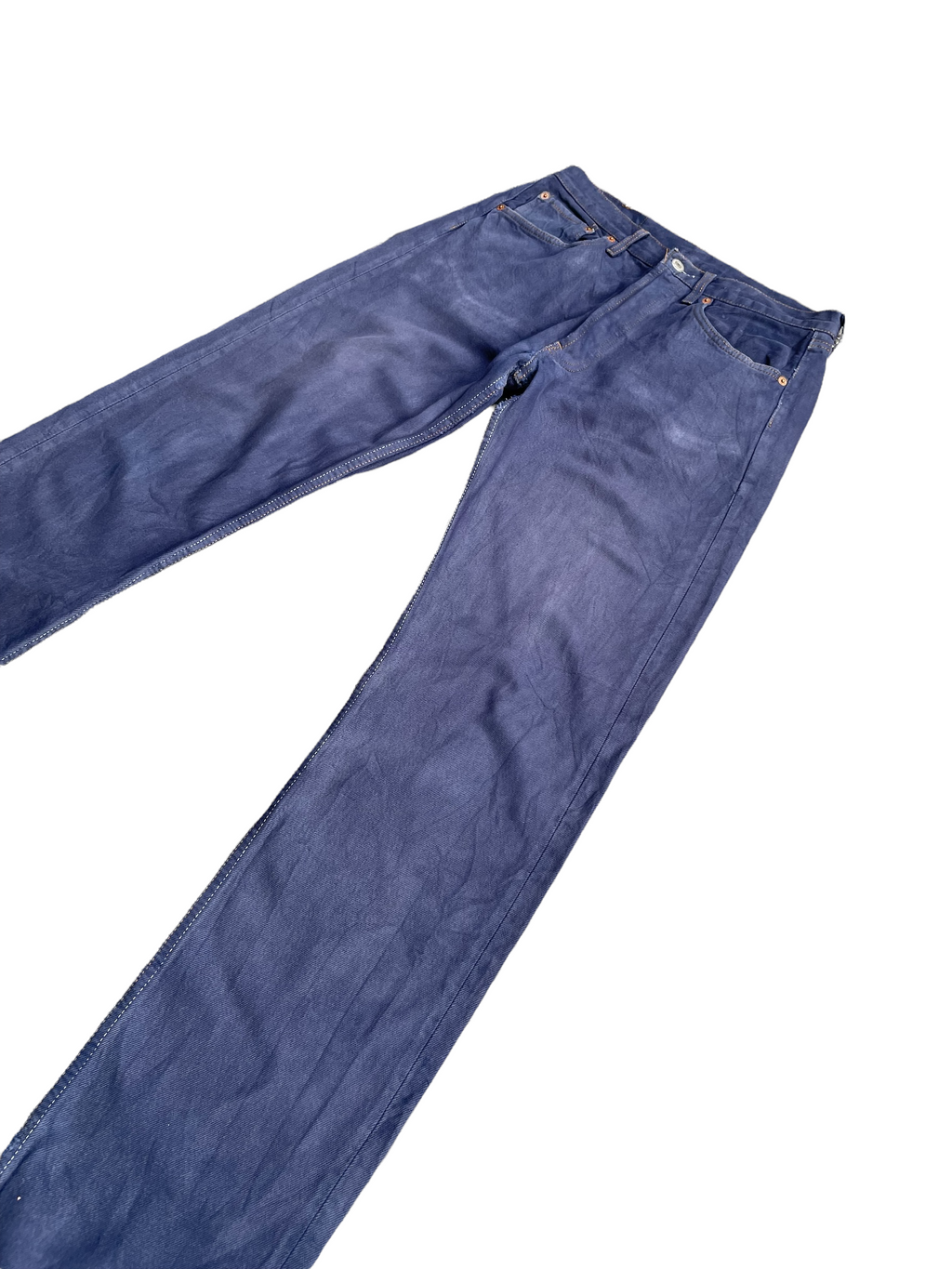 Vintage 1999 Levis 501 e Purple Denim