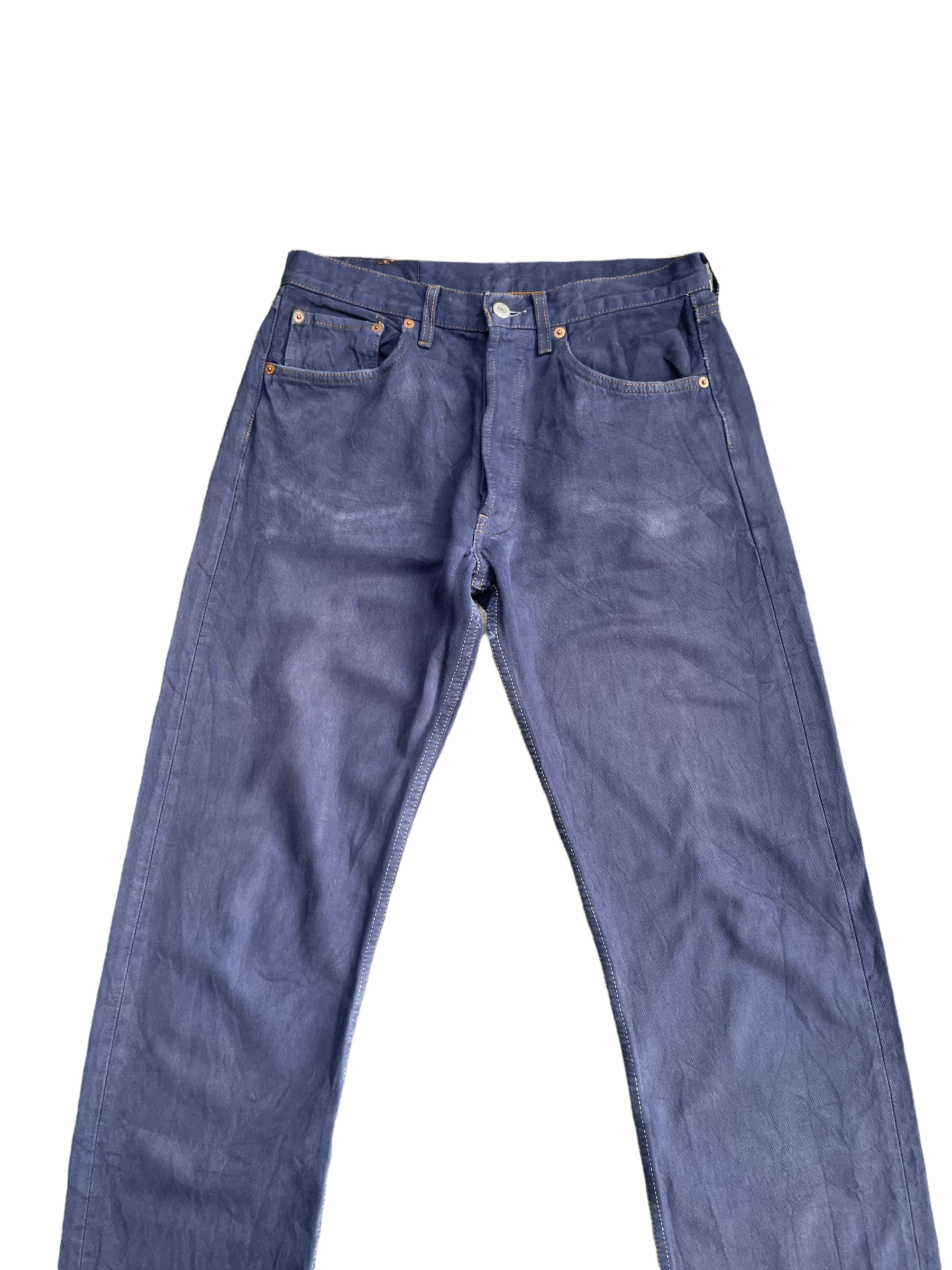 Vintage 1999 Levis 501 e Purple Denim