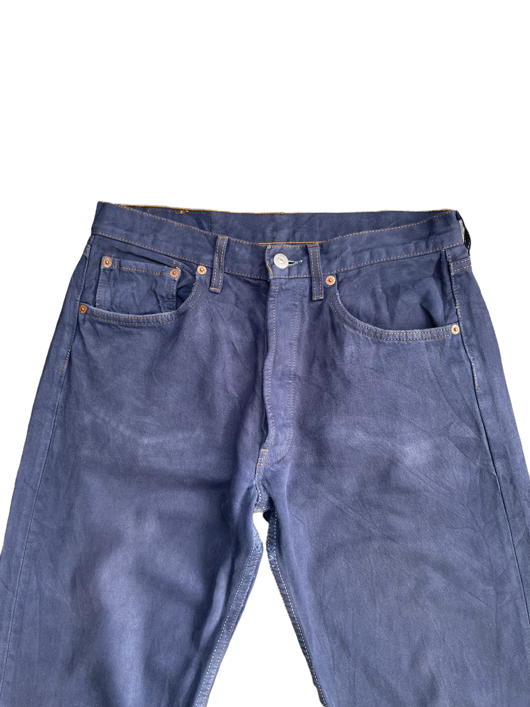 Vintage 1999 Levis 501 e Purple Denim