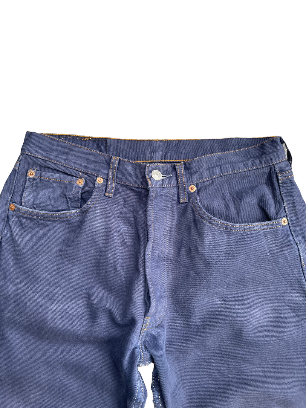 Vintage 1999 Levis 501 e Purple Denim
