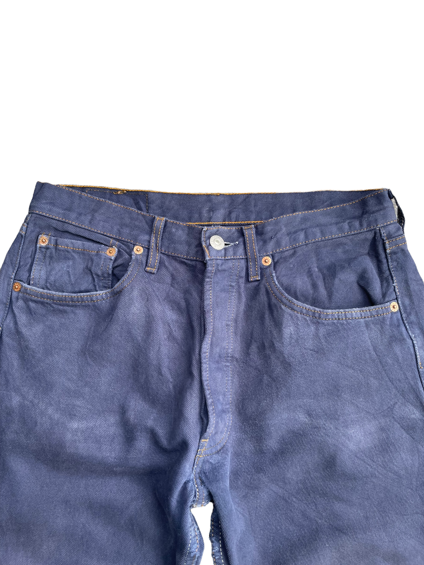 Vintage 1999 Levis 501 e Purple Denim