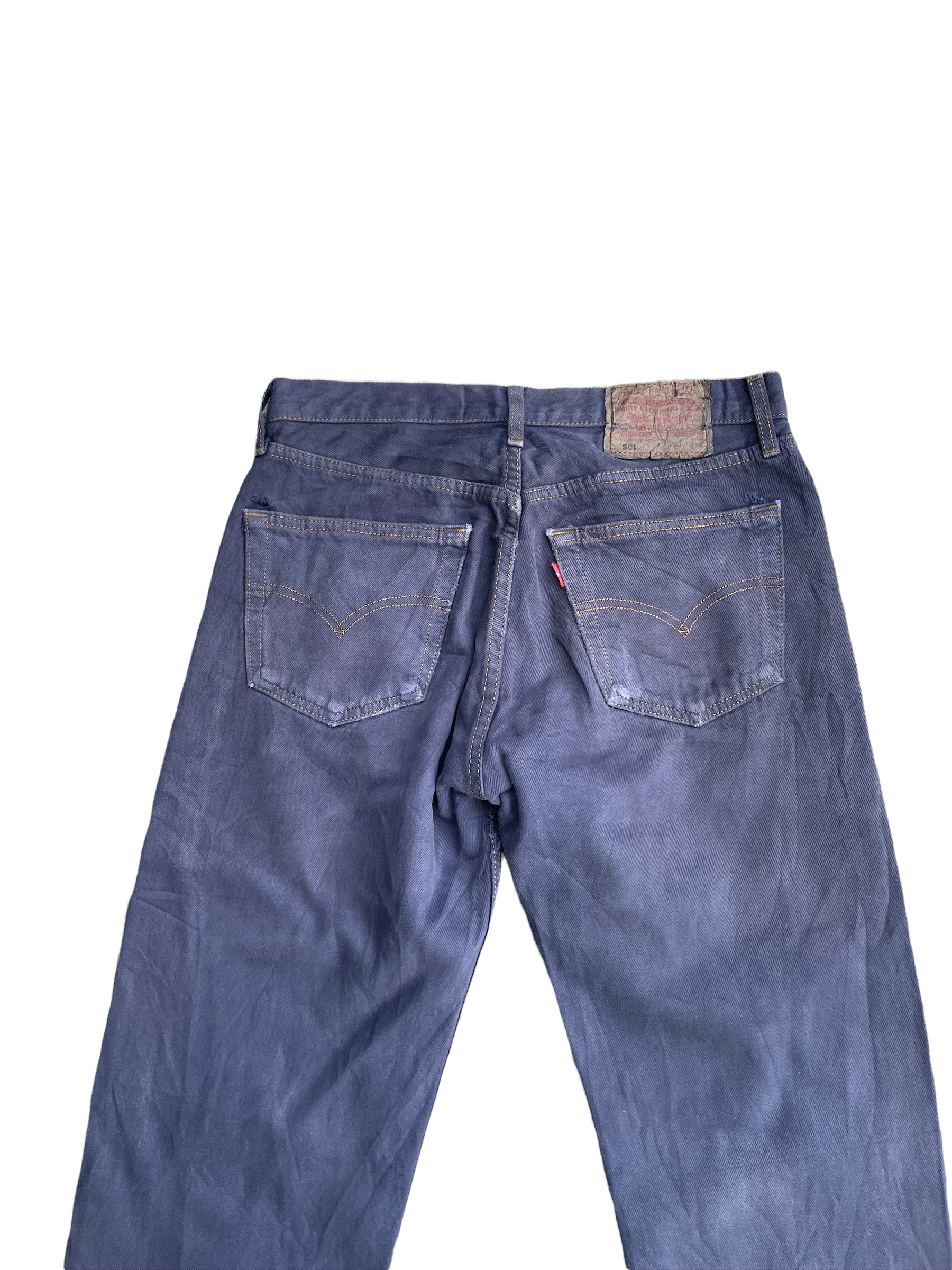 Vintage 1999 Levis 501 e Purple Denim