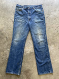Levi's 517 denim blue jeans Vintage 90s 38x34 flare 1990s bootcut actual 35x32