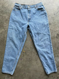 Vintage Levi 550 90s 33x28 Relaxed Tapered USA Made Blue Jeans
