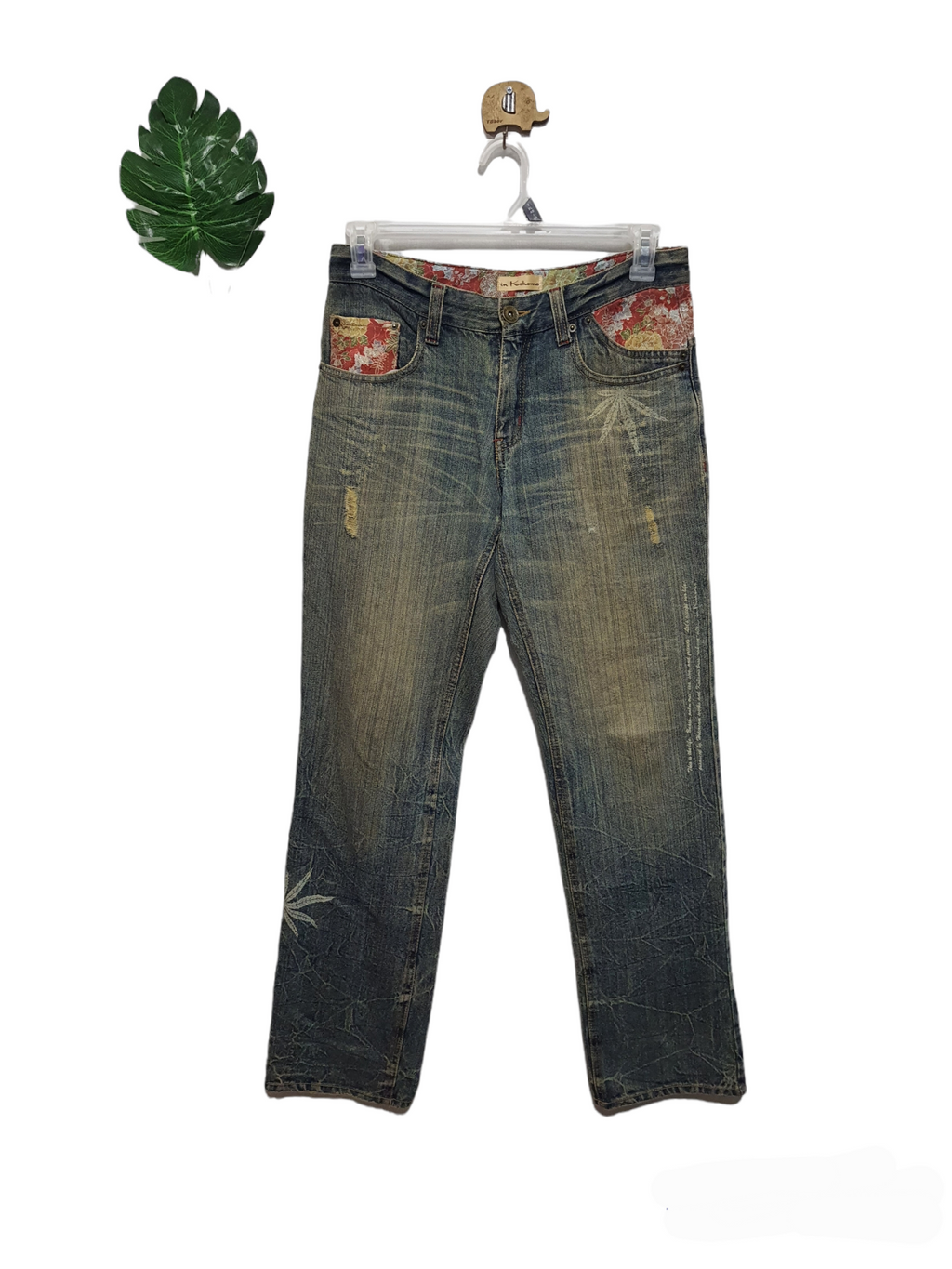 In Kokomo Patchwork Distressed Denim