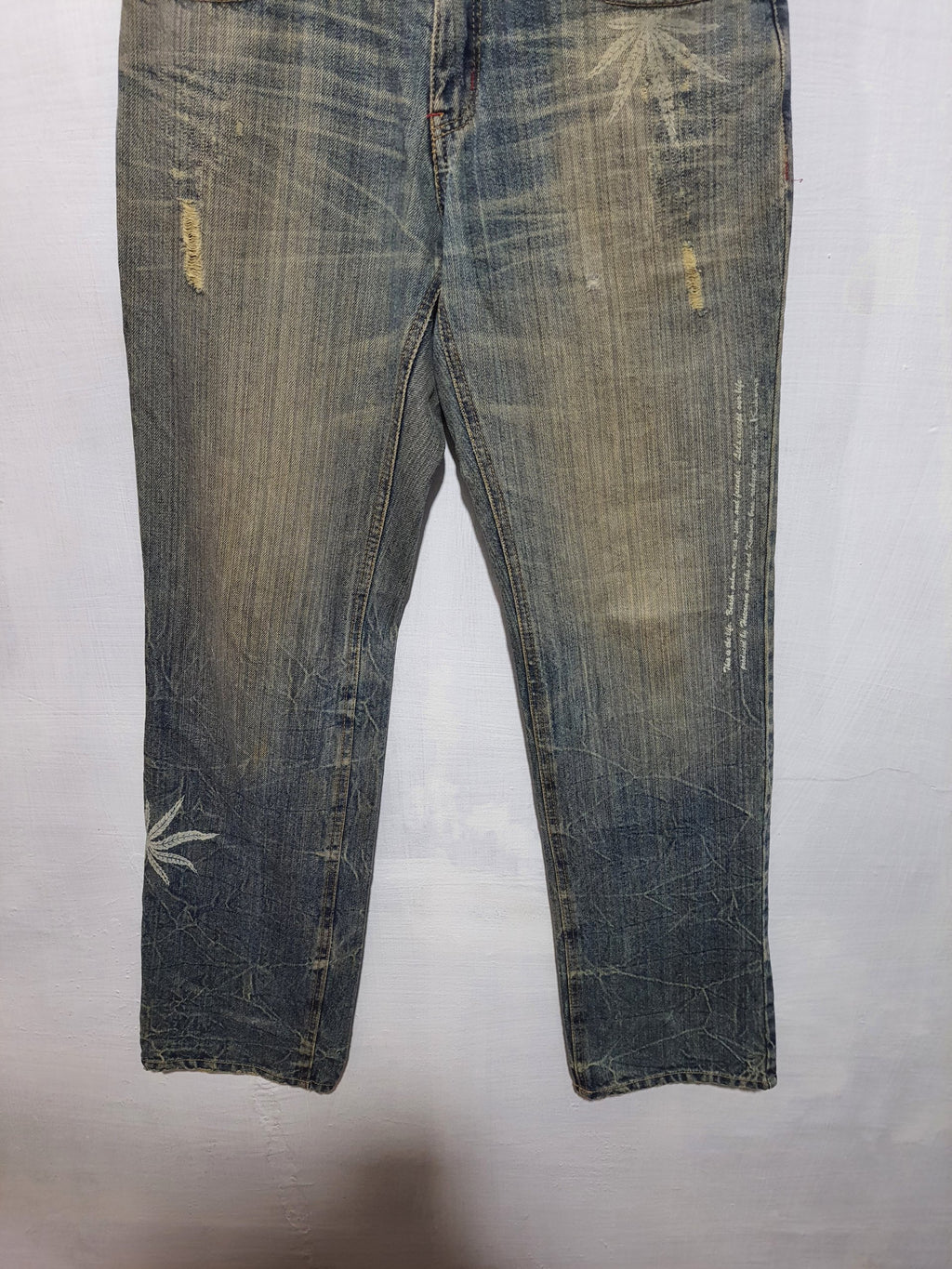 In Kokomo Patchwork Distressed Denim