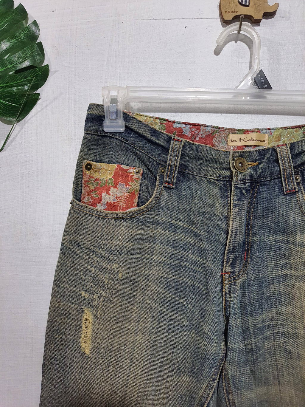 In Kokomo Patchwork Distressed Denim