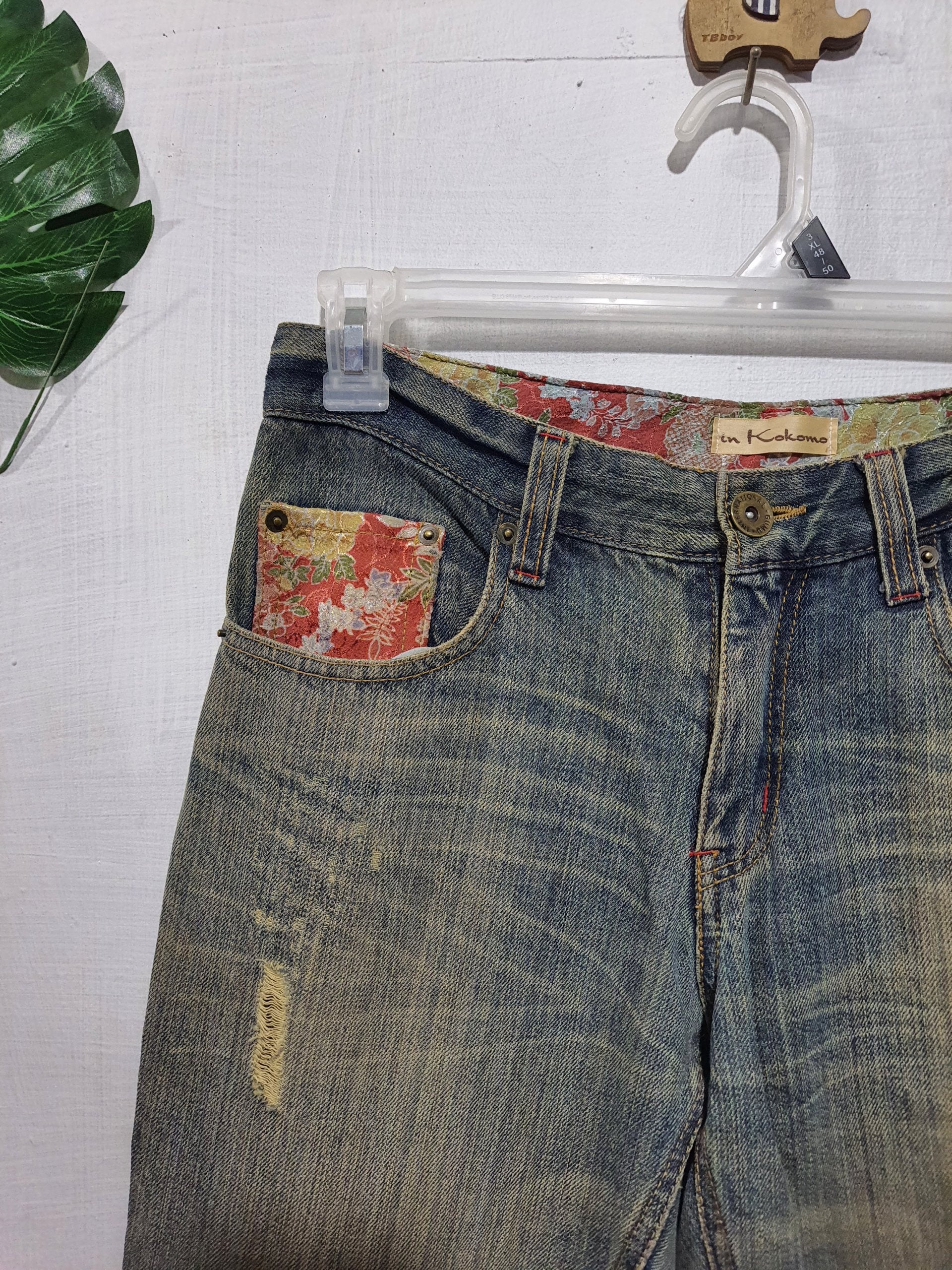 In Kokomo Patchwork Distressed Denim