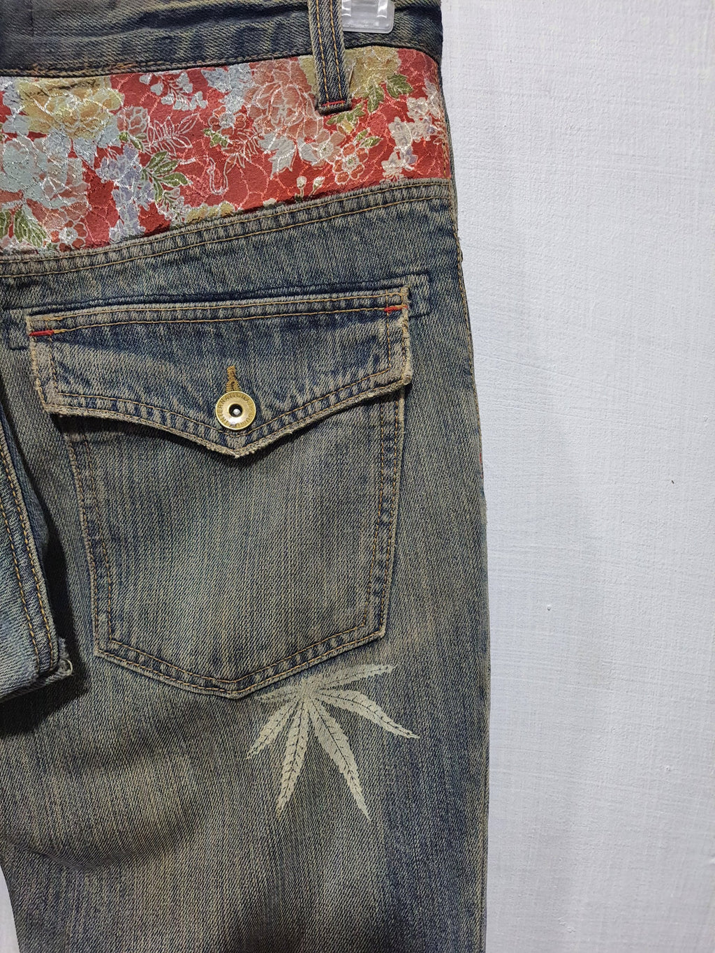In Kokomo Patchwork Distressed Denim