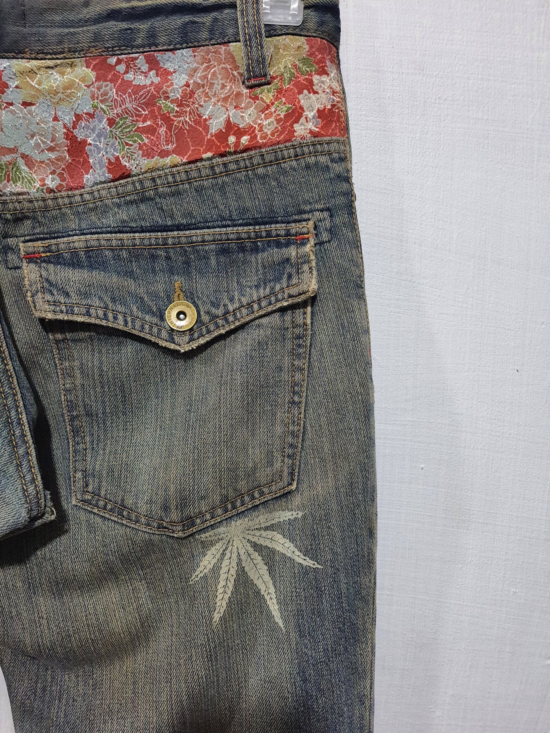 In Kokomo Patchwork Distressed Denim
