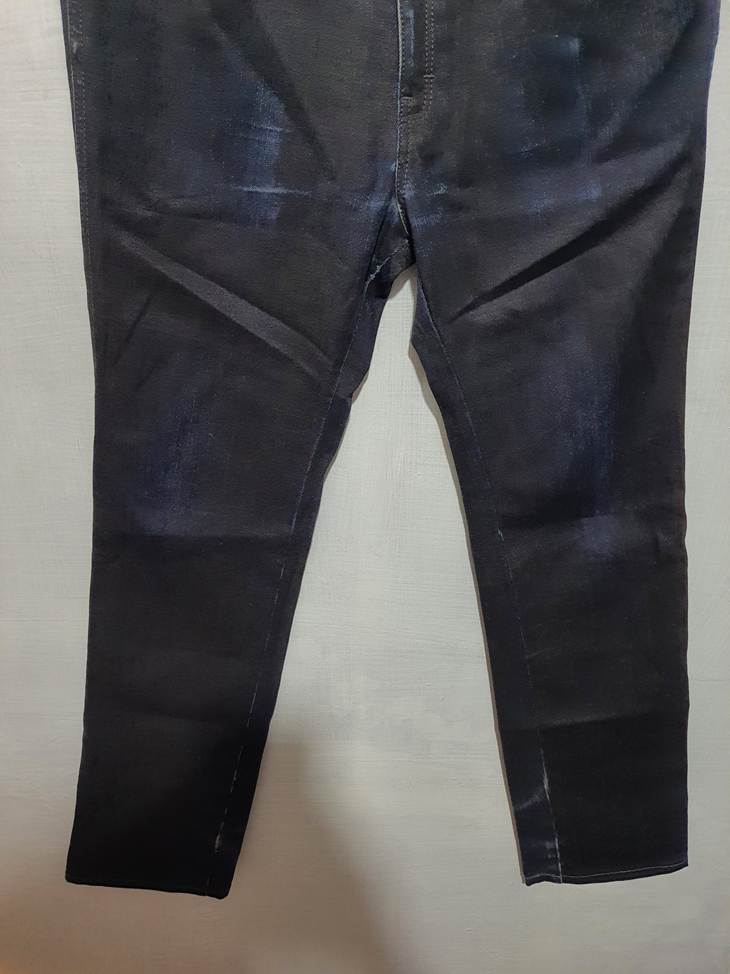 STIFF Washed Dark Blue Jeans