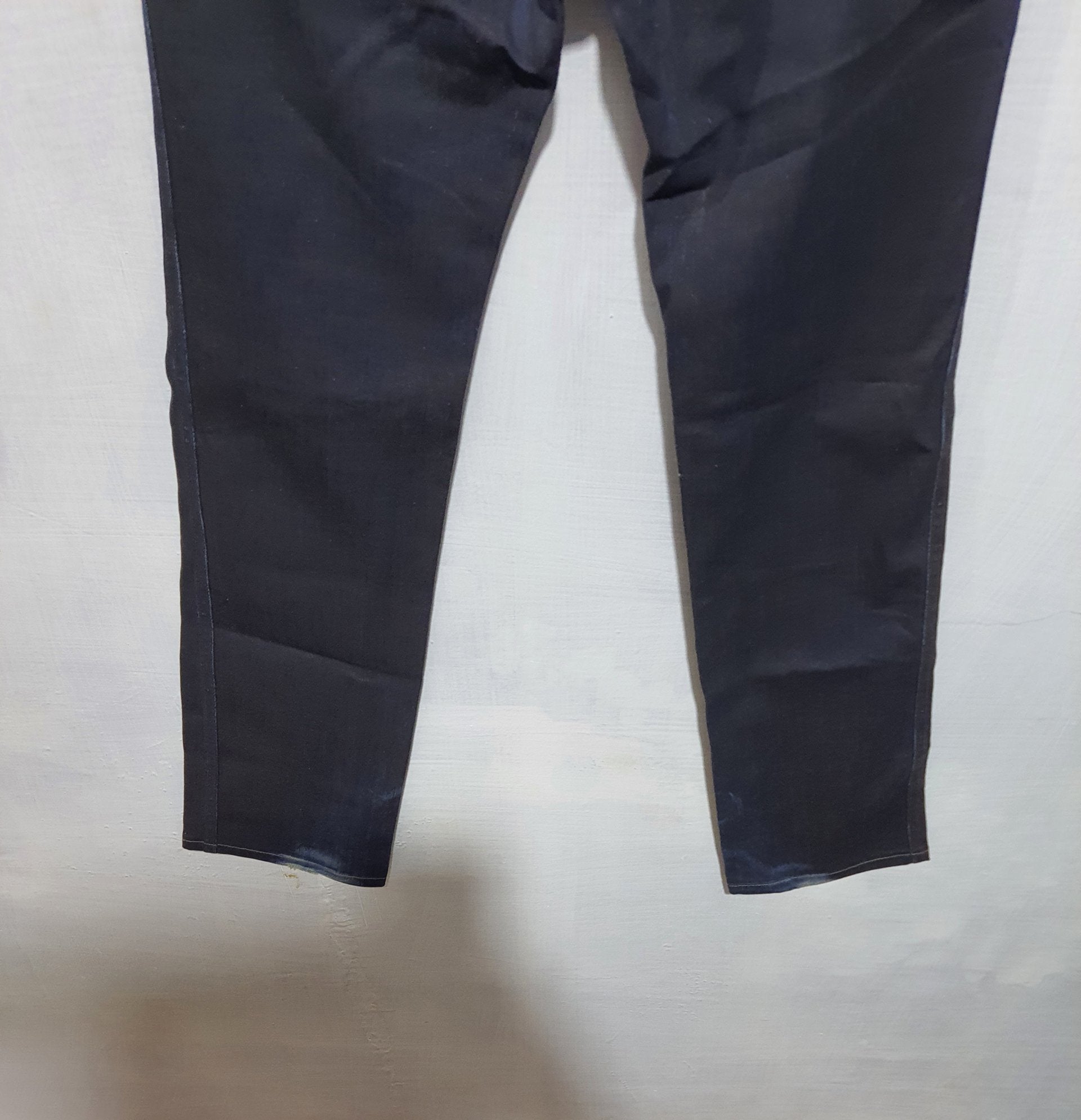 STIFF Washed Dark Blue Jeans