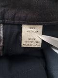 STIFF Washed Dark Blue Jeans