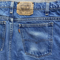 Vintage Levi Orange tab 550 made in usa blue denim jeans light wash 38x34 36x33
