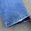 Vintage Levi 501 0115 made in usa 33x30 denim jeans medium blue faded 90s