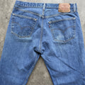 Vintage Levi 90s 501 blue denim jeans medium 38x34 35x33