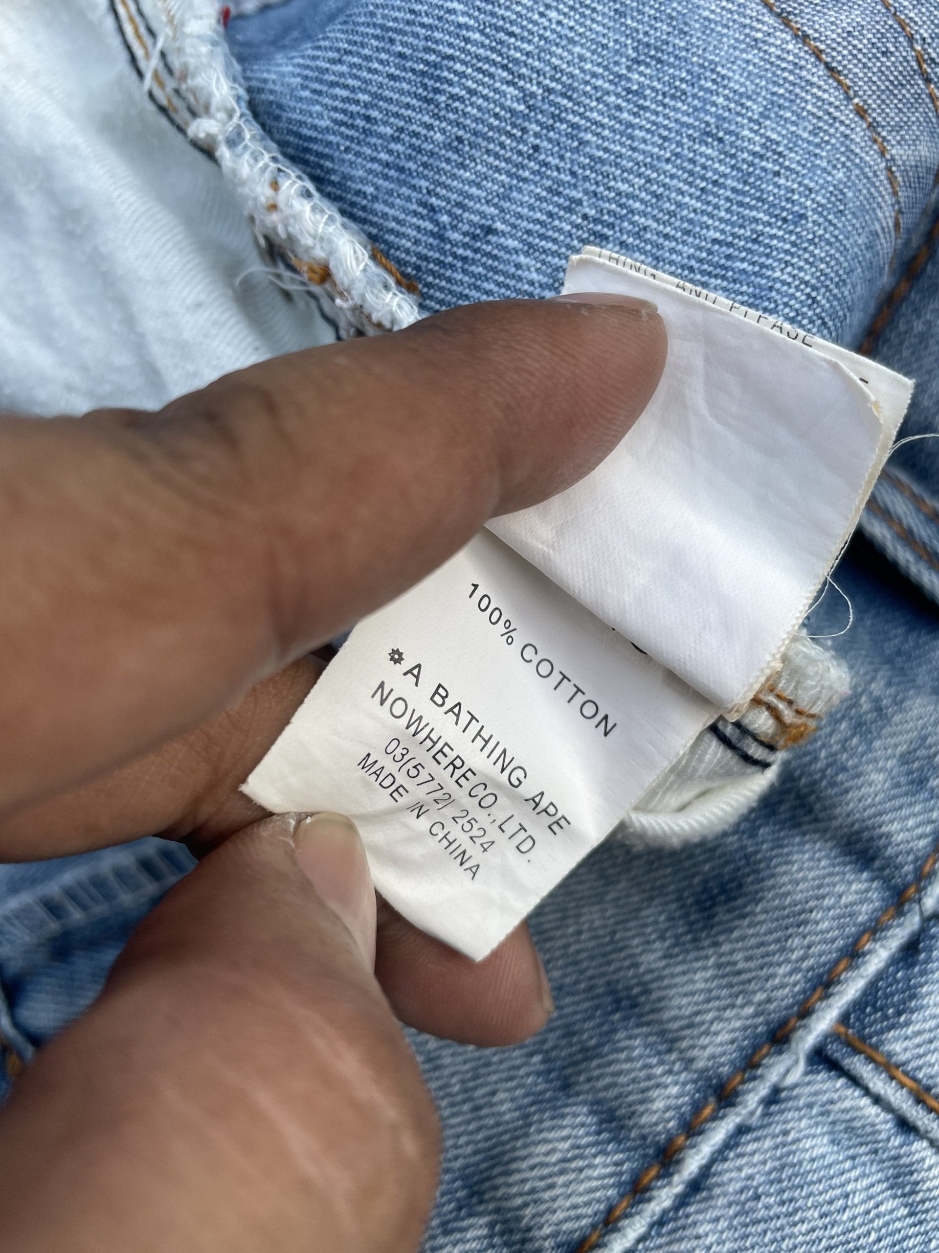 Bathing Ape Denim