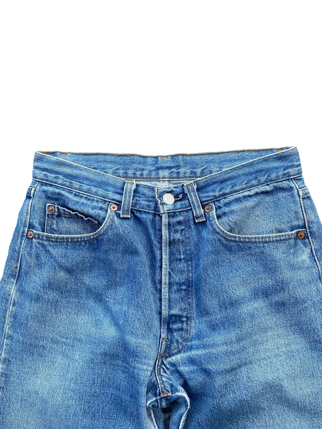 Vintage 1983 Levis 501 Single R Stone Wash Denim